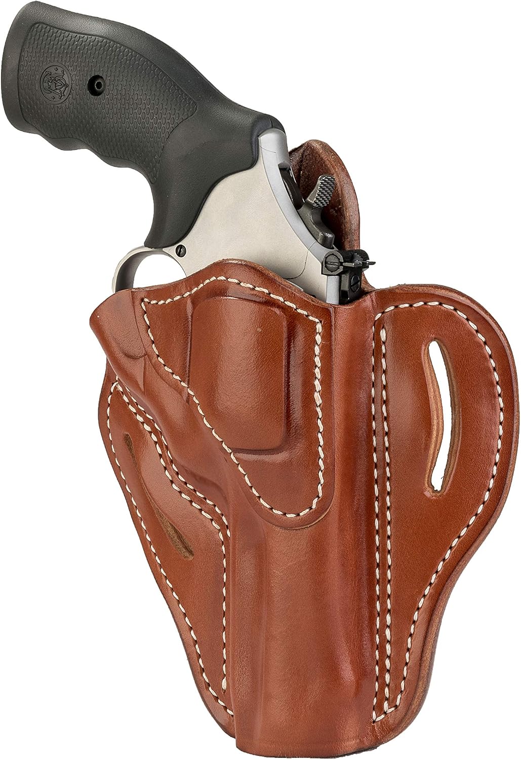 1791 Gunleather OWB K-Frame Holster Fits Ruger GP100, S&W 686, Model 66 | Right-handed leather belt holster also fits S&W 686, Model 66, L-Frame and Ruger Speed Six revolvers
