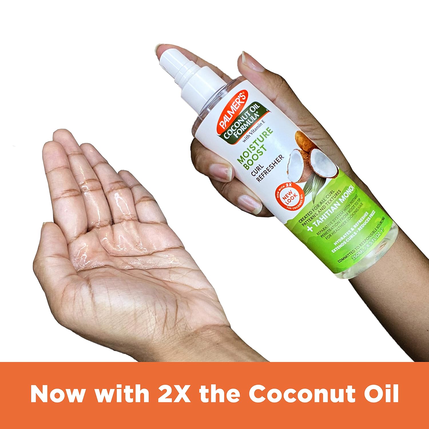 Palmer's Coconut Oil Moisture Boost Curl Refresher Spray (8.5 Ounces)