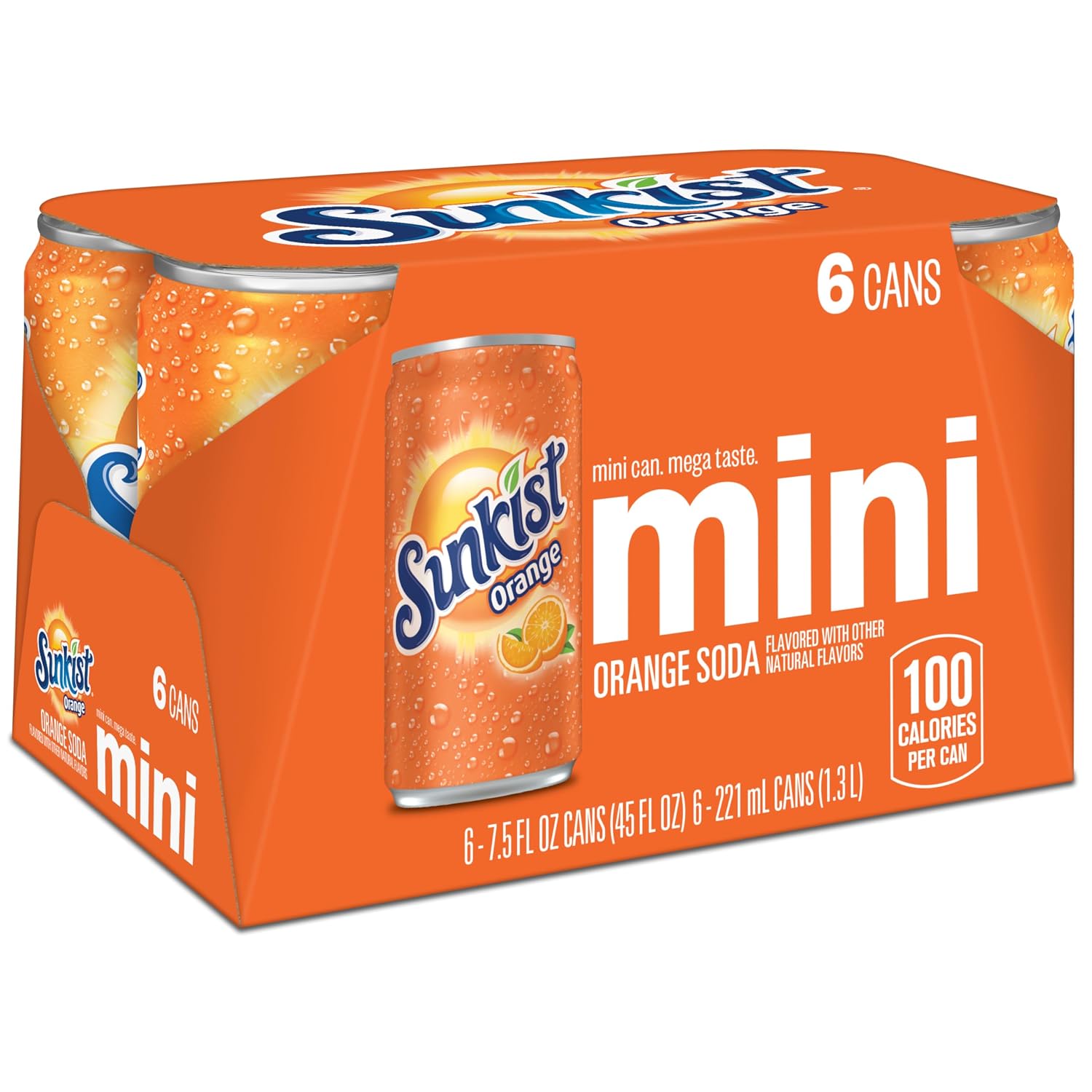 Sunkist Orange Soda, 12 Fl Oz (Pack of 12)