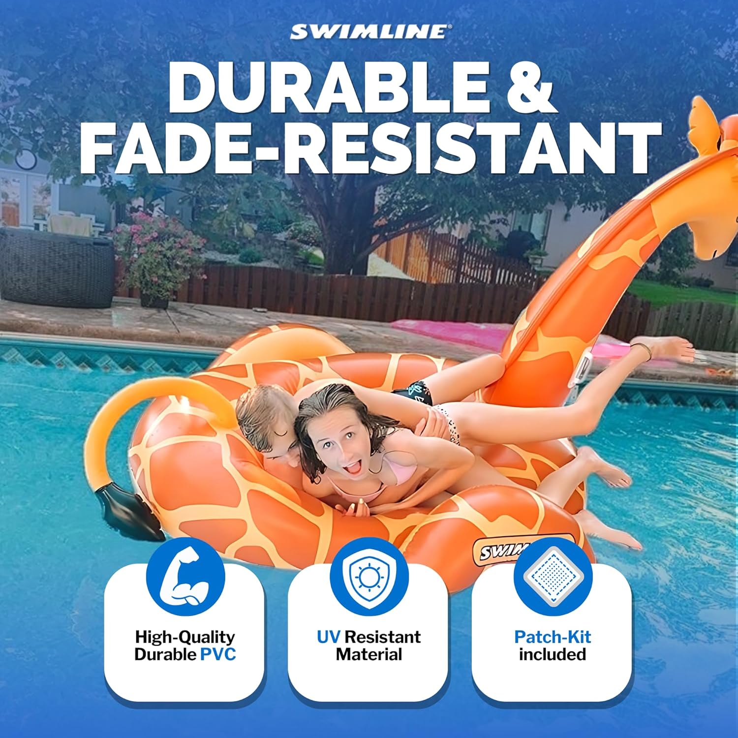 SWIMLINE Original Giant Inflatable Pool Float Floatie Ride-On