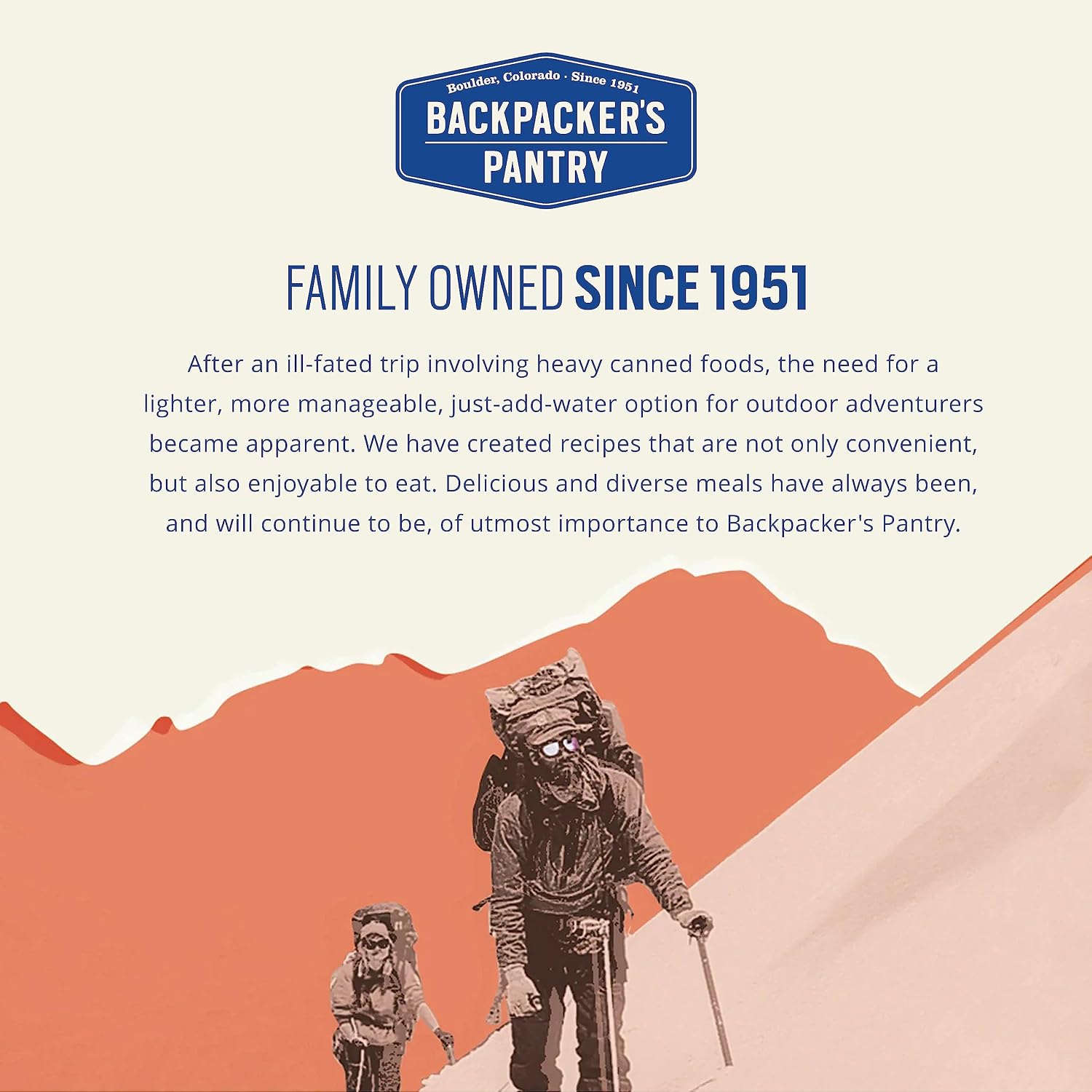 Backpacker's Pantry Lasagna | 1-Pack | 29g Protein | 620 Cal | Vegetarian, Nut Free | Made in the USA | Freeze Dried Meal & Camping Food