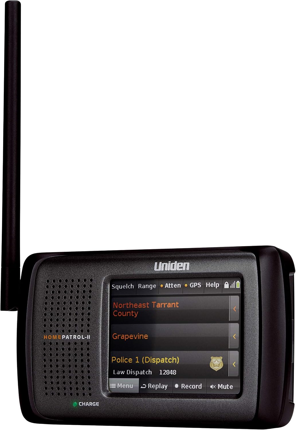 Uniden HomePatrol-2 Color Touchscreen Simple Programing Digital Scanner, TrunkTracker V and S, A, M, E, Emergency/Weather Alert, Digital Capable