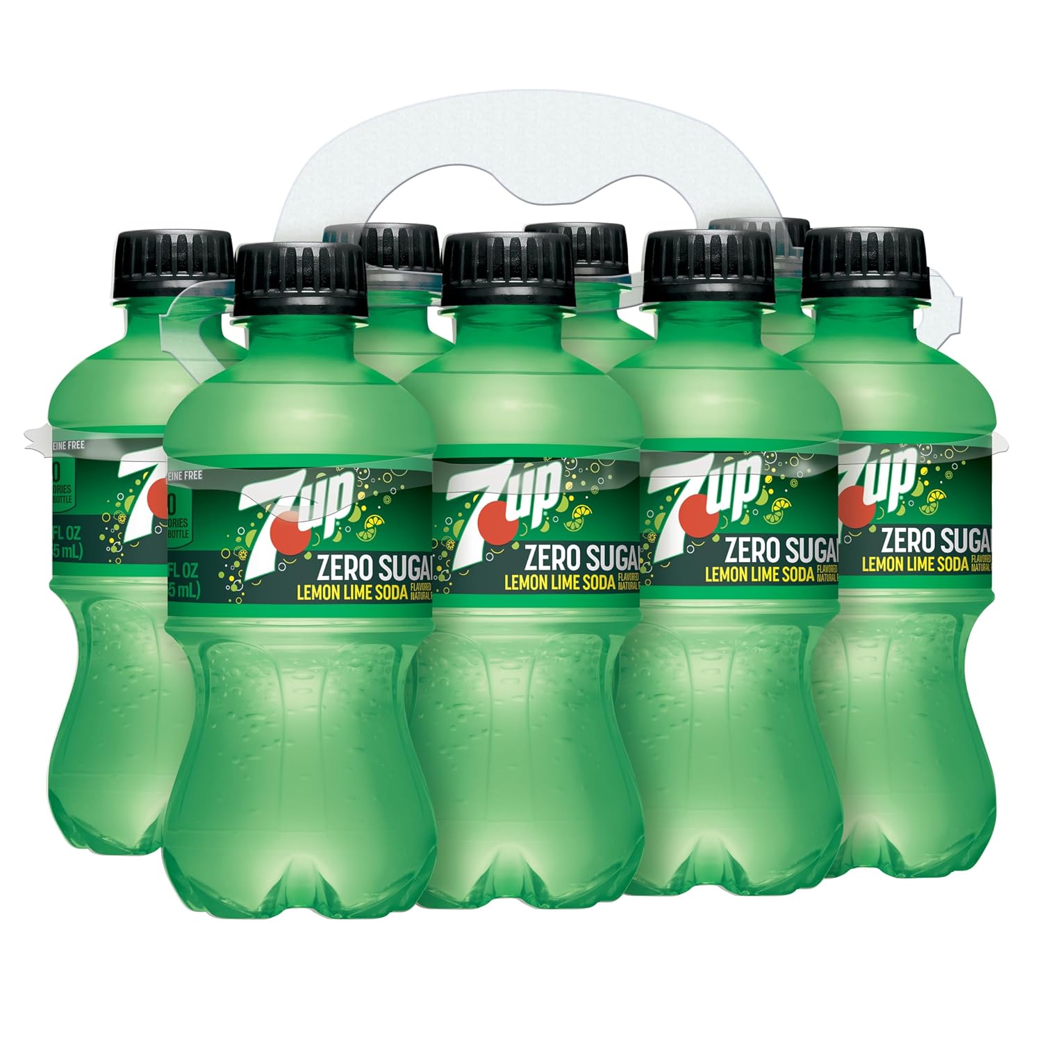 7UP Lemon Lime Soda, Naturally Flavored and Caffeine Free, 2 Liter Bottle