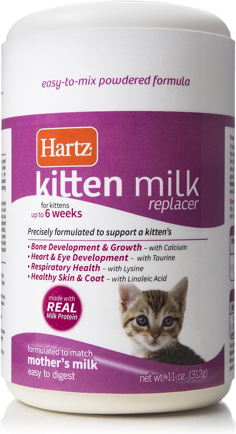 Hartz Powdered Kitten Milk Replacer Formula - 11Oz