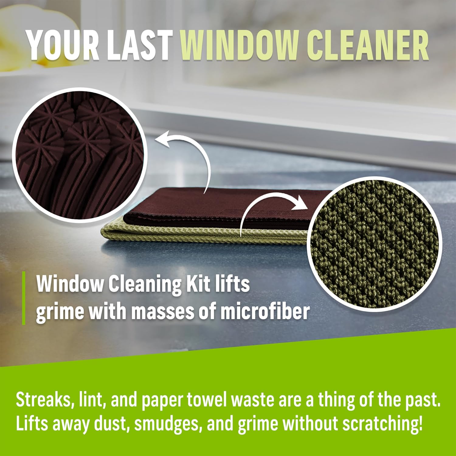 E-Cloth Window and Glass Cleaner Kit, Just Add Water - 1 Kit