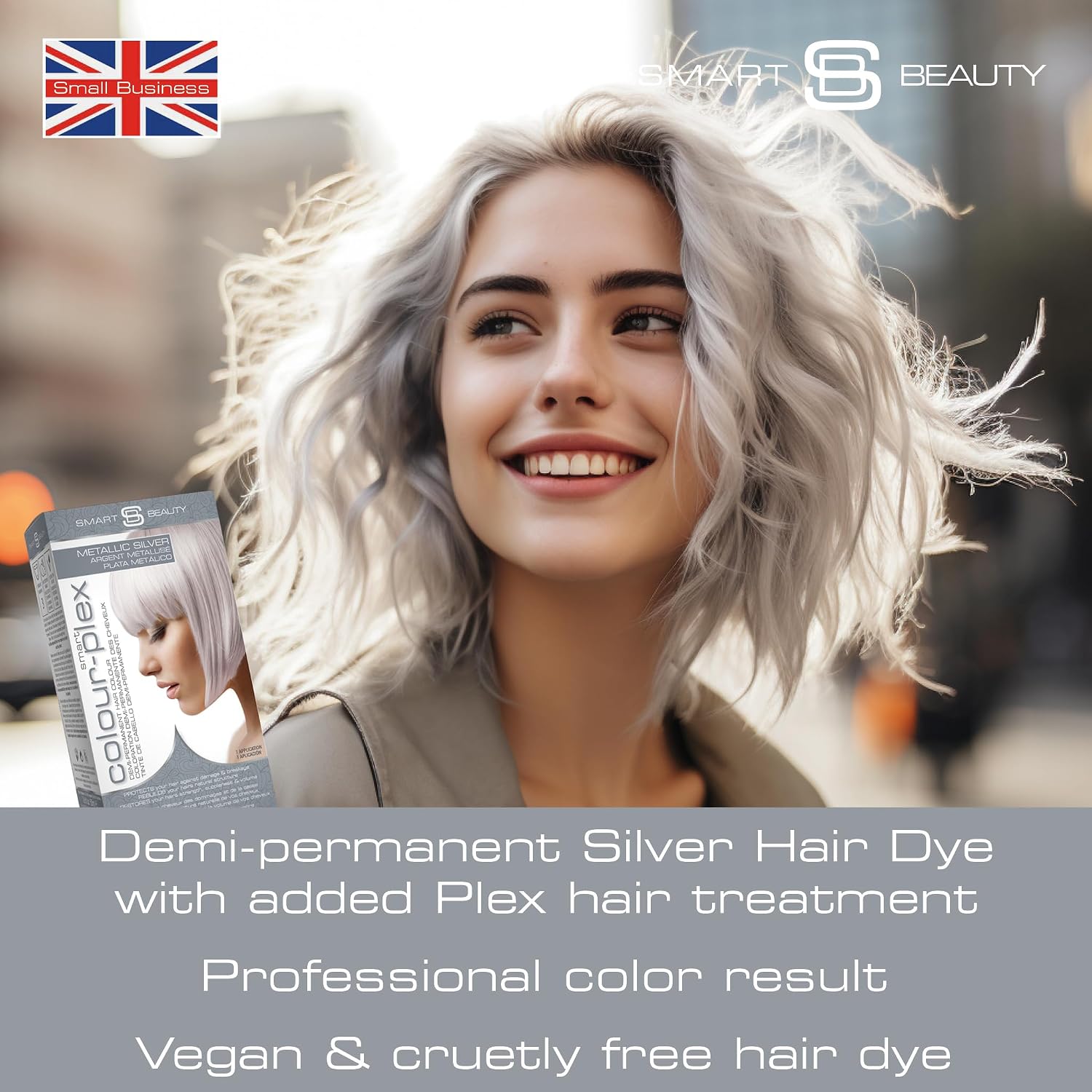 Smart Beauty Blonde Bleach-It, The Ultimate Lightener for Dark Hair, Perfect for Highlighting and Vibrant Pastel Colour, Hair Bleach Kit, Vegan & Cruelty Free