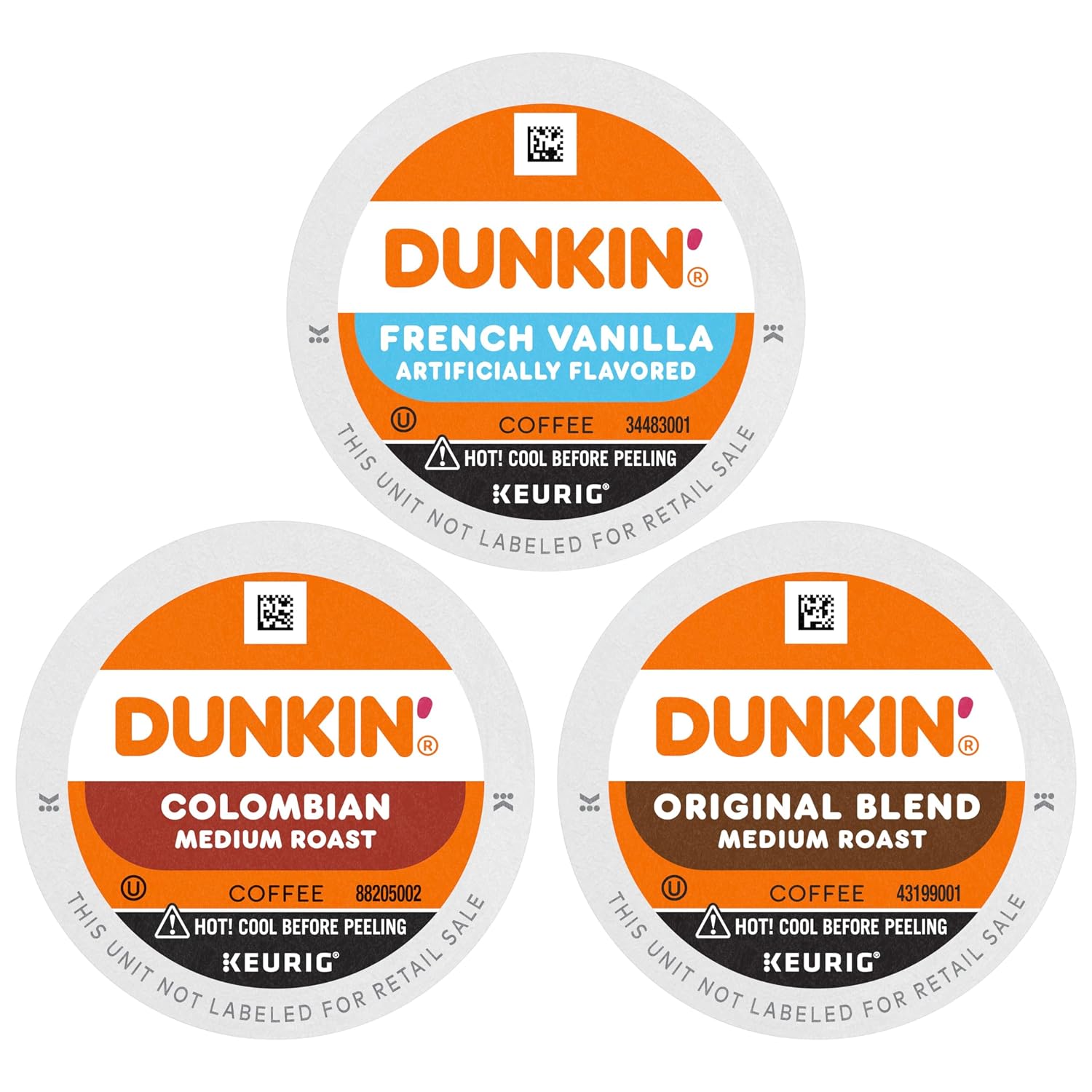 Dunkin’ Original Blend Medium Roast Coffee, Keurig K-Cup Pods, 60 Count | 6 boxes of 10 single serve coffee pods each, Rich & smooth flavor, Made with arabica coffee, Shelf stable, SNAP EBT eligible