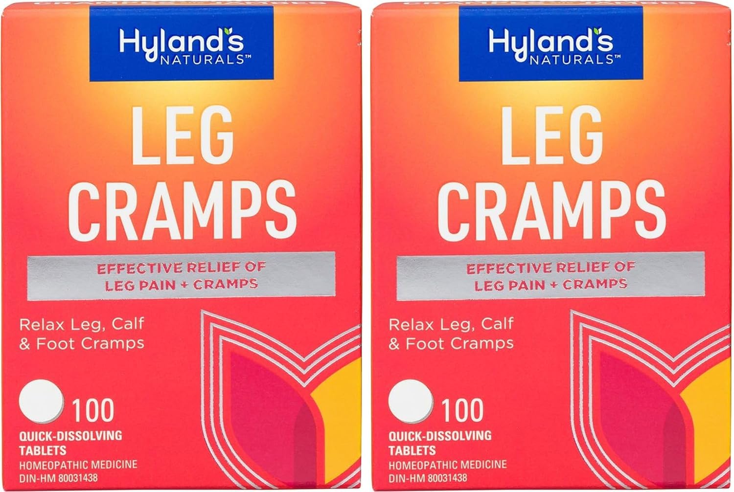 Hyland's, Leg Cramps, 100 Tablets (2 Pack)