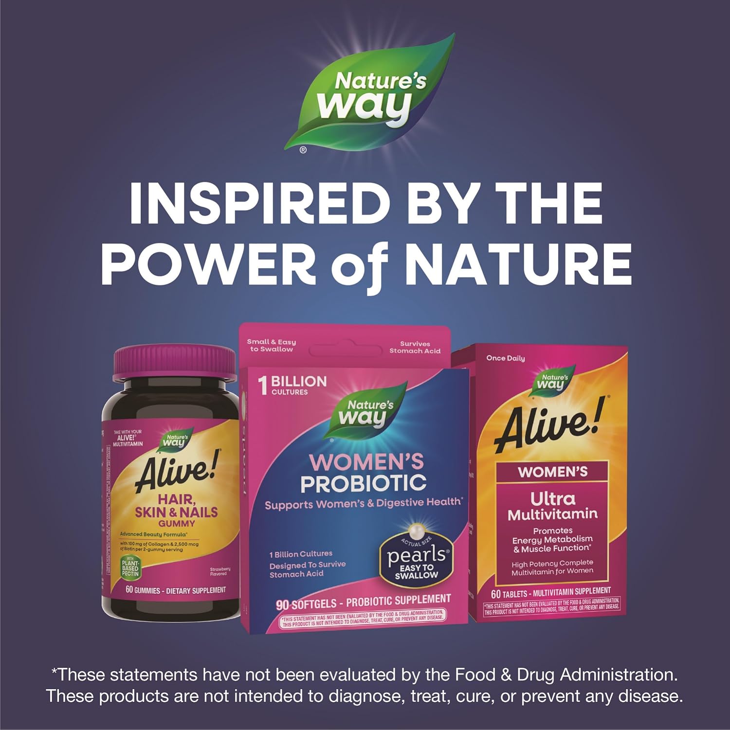 Nature's Way Women's Probiotic Pearls, Supports Vaginal Health*, 30 ct | Supports Vaginal & Digestive Health*, 1 Billion Live Cultures, Protects Against Occasional Bloating & Constipation*, Softgels
