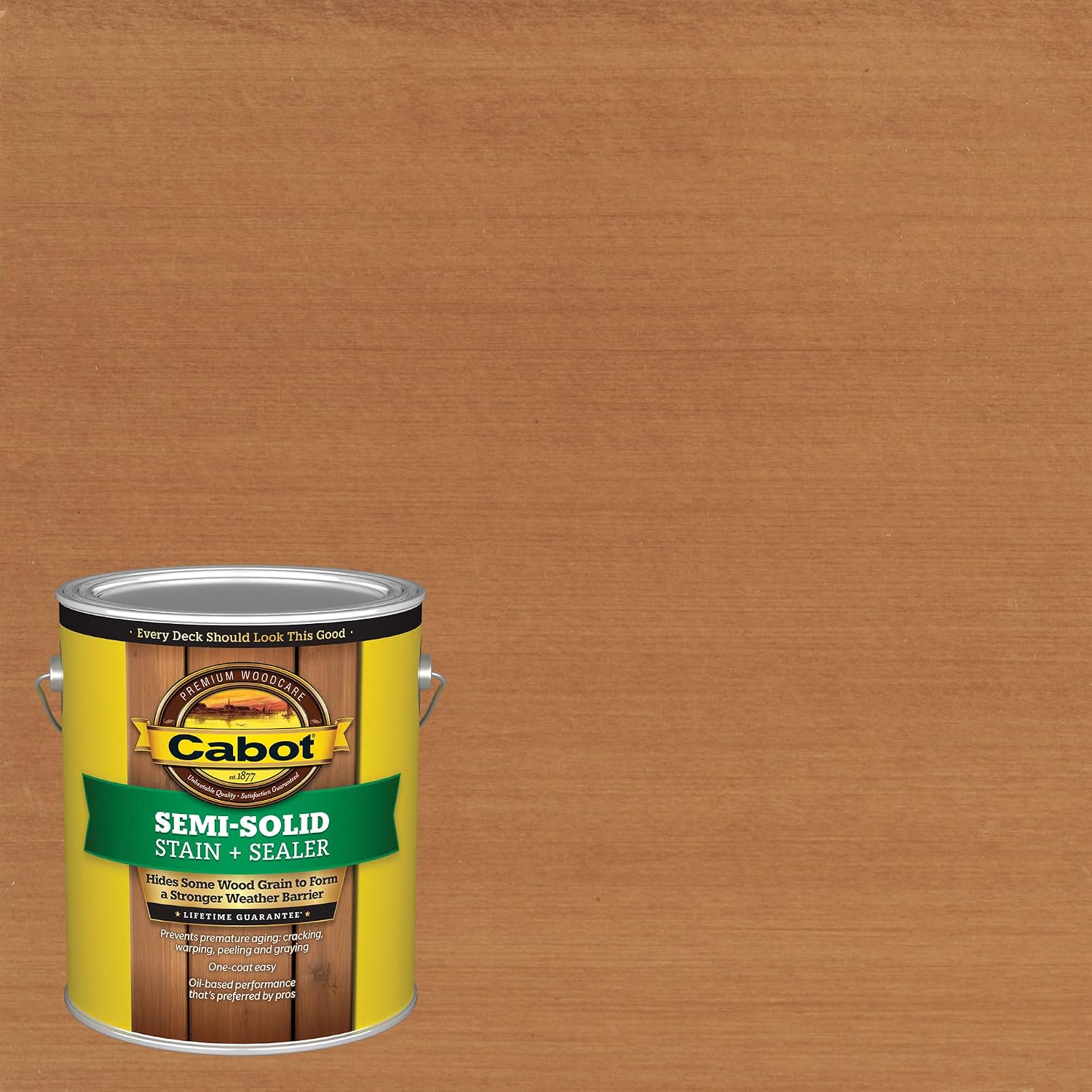 Cabot 140.0003005.007 Wood Toned Deck & Siding Stain, Pacific Redwood