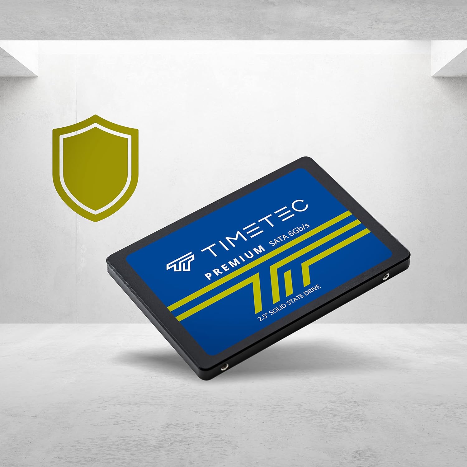 Timetec 512GB SSD 3D NAND SATA III 6Gb/s 2.5 Inch 7mm (0.28") Read Speed Up to 550 MB/s SLC Cache Performance Boost Internal Solid State Drive for