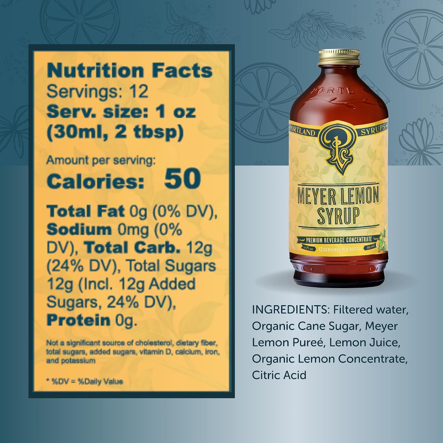 Portland Syrups Marionberry Syrup for Cocktails, 12 oz, 12 Servings