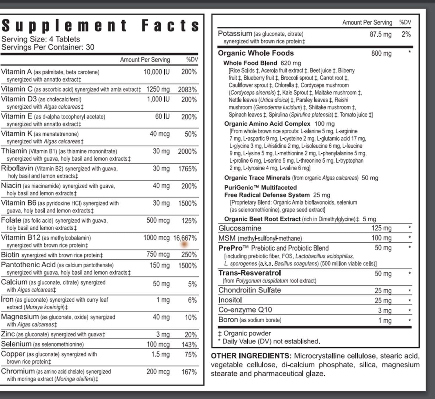 Youngevity Beyond Tangy Tangerine 2.0 Multivitamin Mineral Tablets, 2-Pack | 240 tablets, 60 servings, prebiotics, probiotics, amino acids, enzymes, sugar-free, gluten-free, 160,000 ORAC, travel-ready