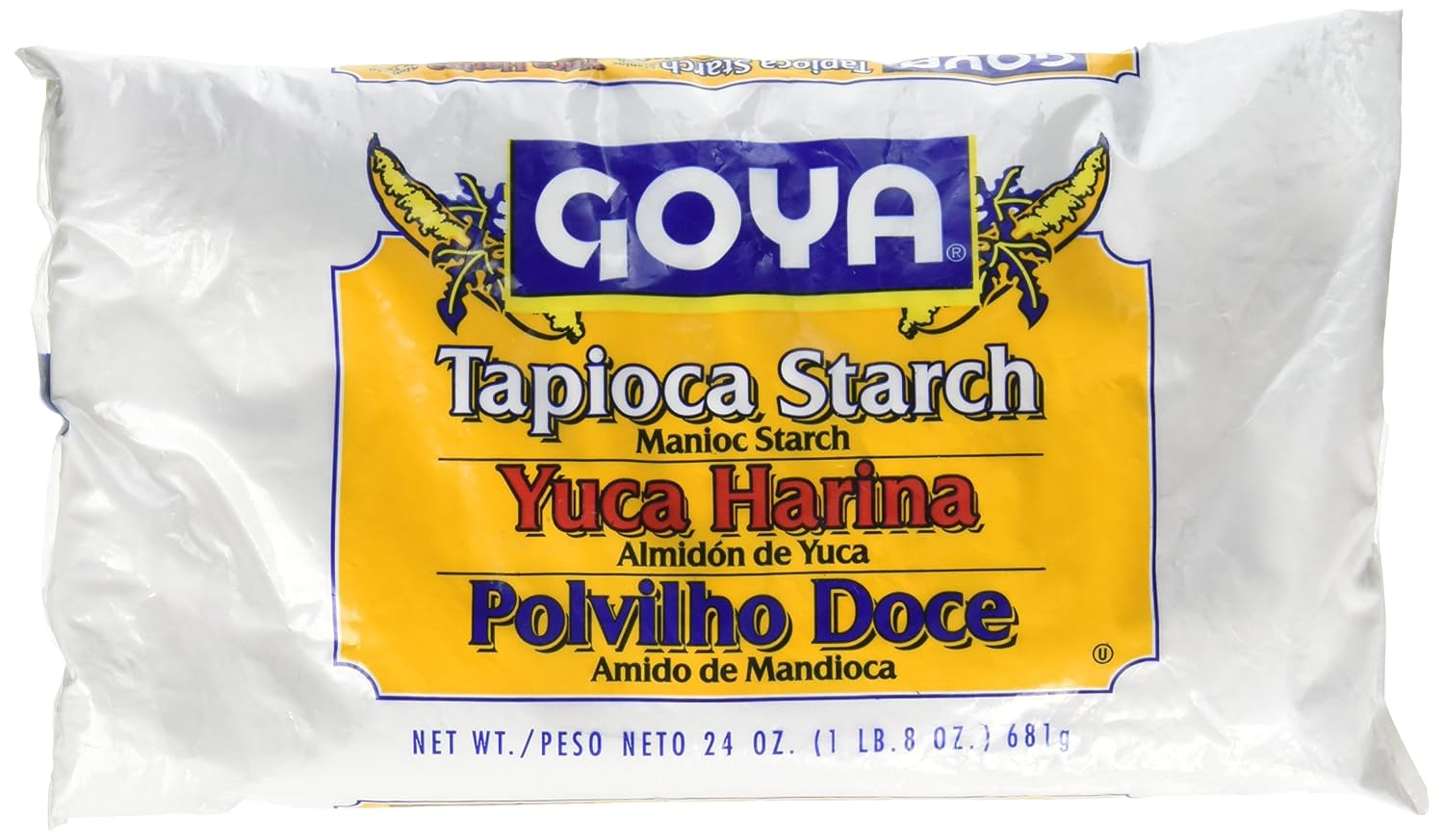 Goya, Authentic Latin Pantry Staple, Tapioca Starchyuca Harina 24 Ounce | Authentic Latin Pantry Staple for Everyday Cooking and Recipes