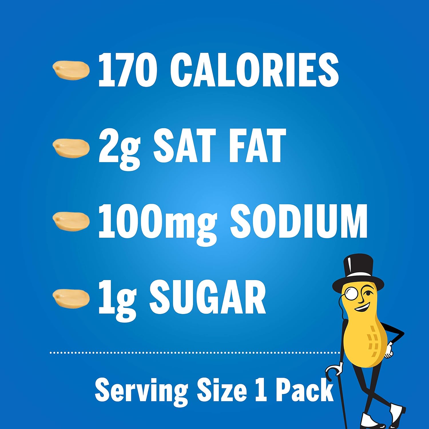 PLANTERS Salted Peanuts, Plant Based Protein Snacks, 1 Oz (48 Ct) | Roasted Salted Nuts Snack Packs. Kosher. Bag. Snacks for Adults. Individual Snacks