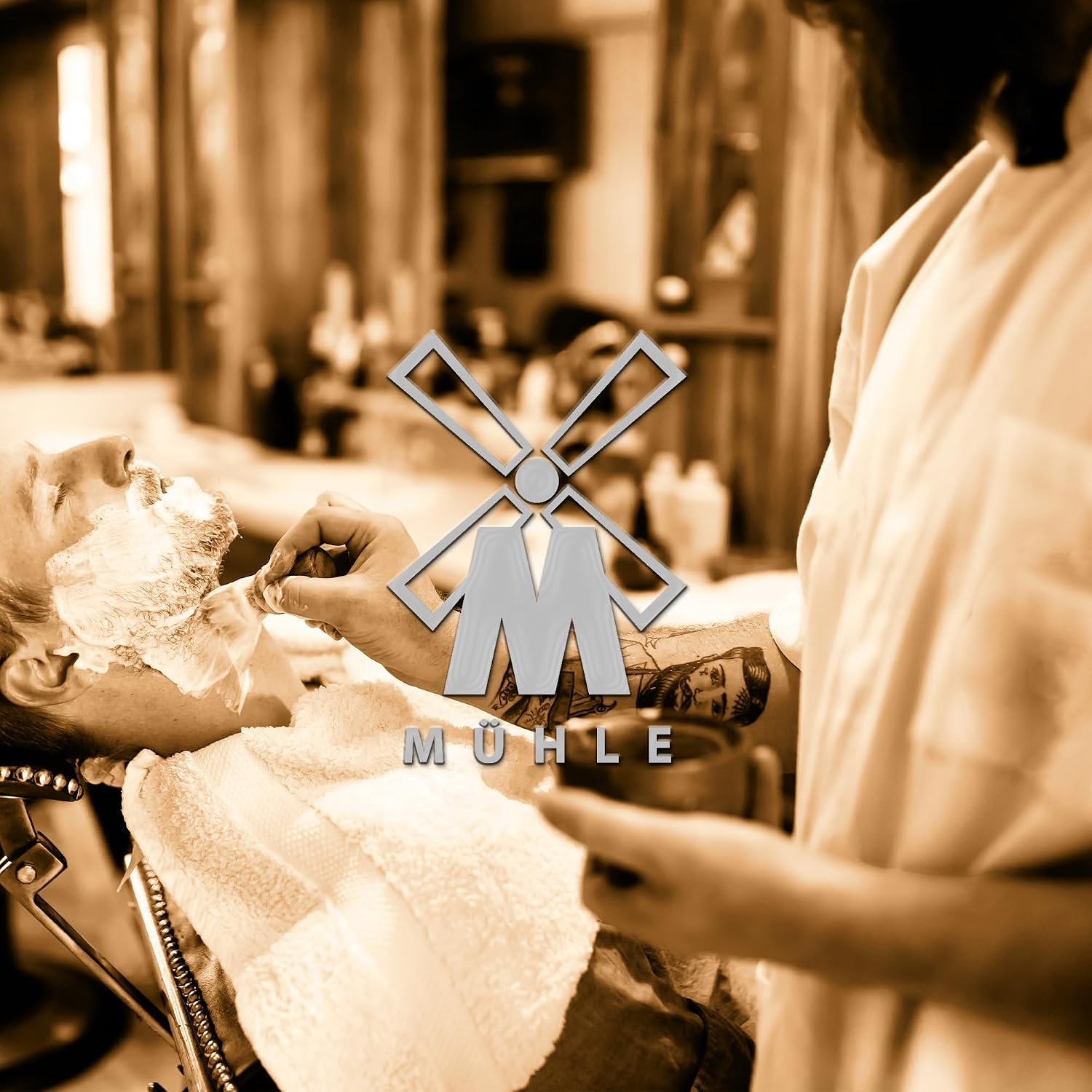MÜHLE R89 Grande Double Edge Safety Razor for Men, Chrome, Closed Comb Head | Durable lustrous construction
