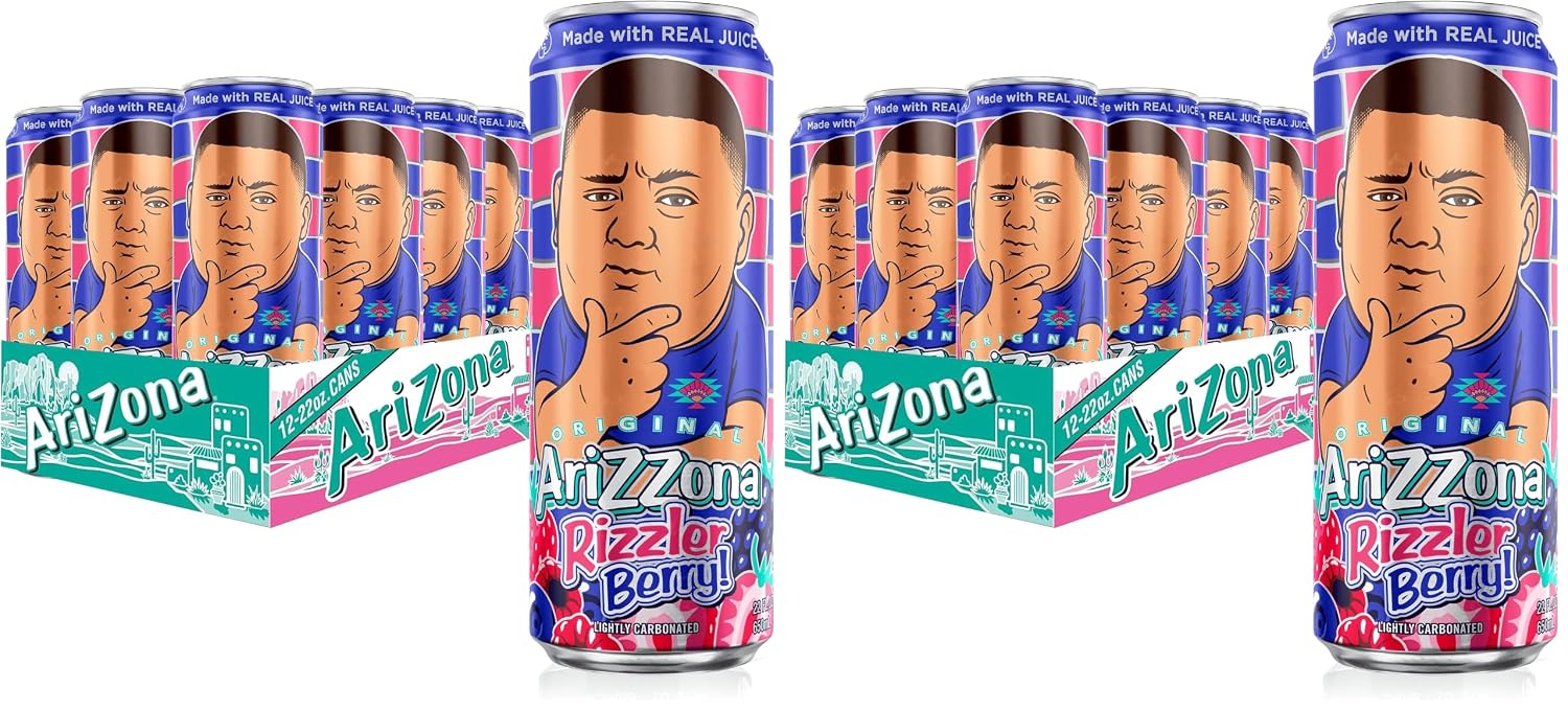 AriZona Mucho Mango | Fruit Juice Cocktail | 22 Fl Oz (12 Pack)