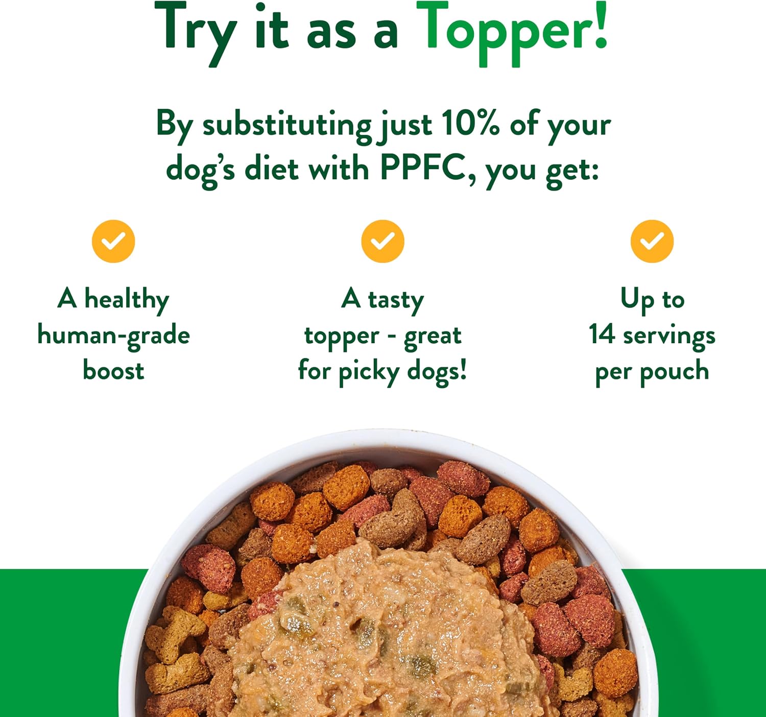 Portland Pet Food Company Fresh, Human Grade Dog Food Topper & Meal 5 Pack