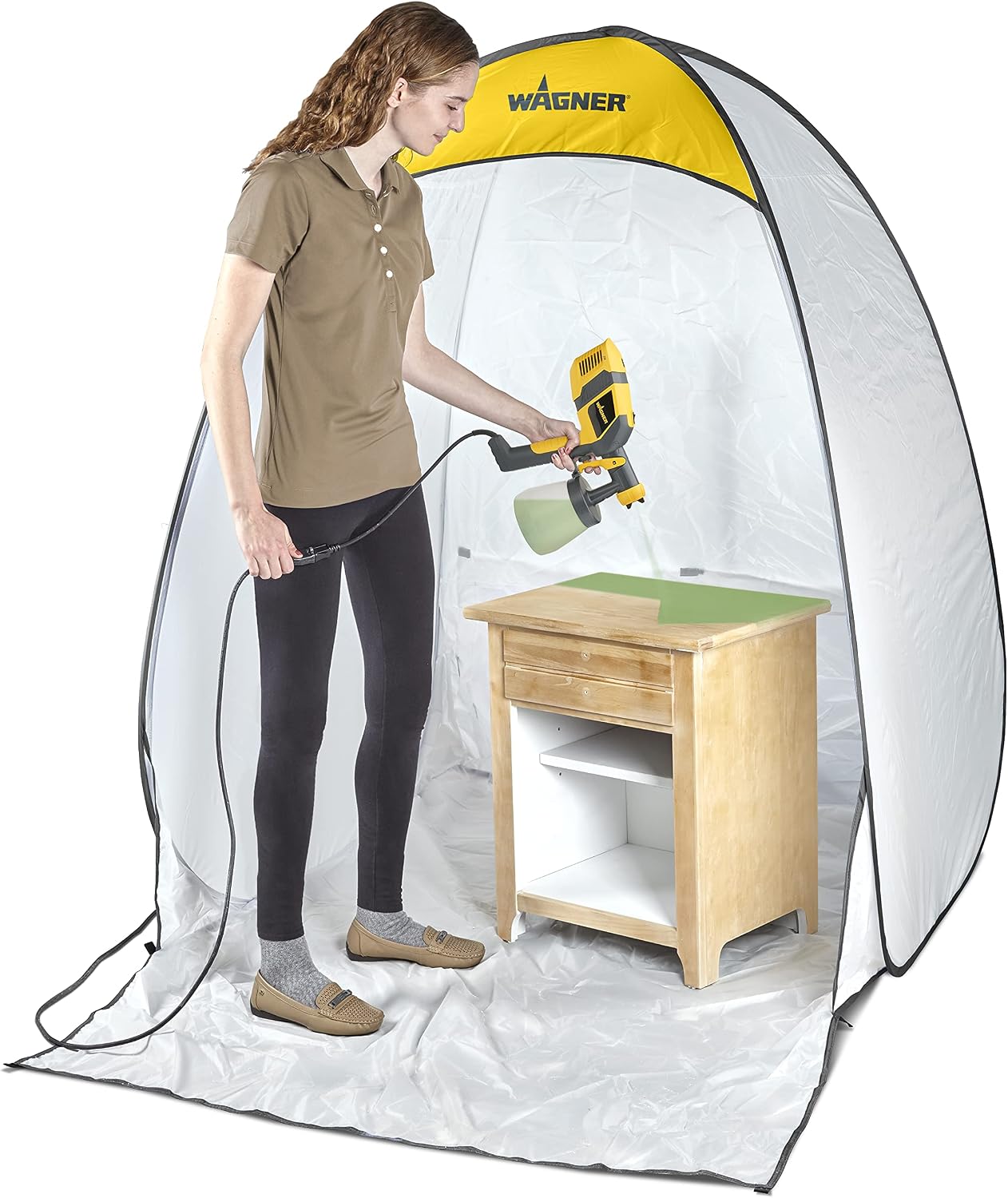 HomeRight Large Spray Shelter C900038 Portable Paint Booth for DIY Spray Painting, Hobby Paint Booth Tool Painting Station, Spray Paint Tent