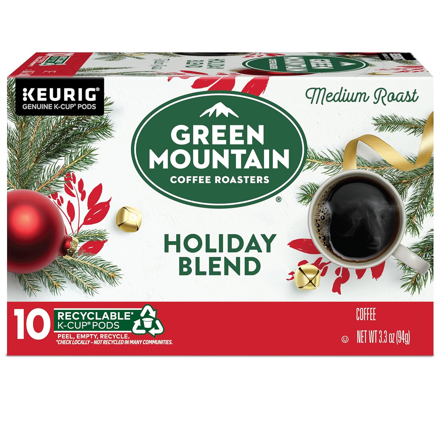 Green Mountain Coffee Nantucket Blend Keurig Single-Serve K-Cup Pods, Medium Roast Coffee, 96 Count