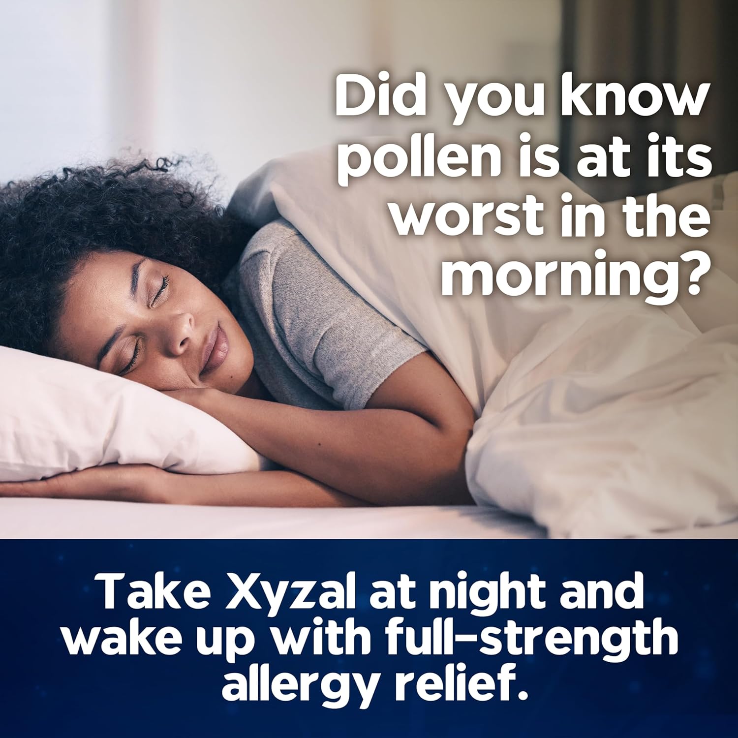 Xyzal 24 Hour Allergy Relief Medicine, Original Prescription Strength Antihistamine, Levocetirizine Dihydrochloride Tablets, 5 mg, 90 Count