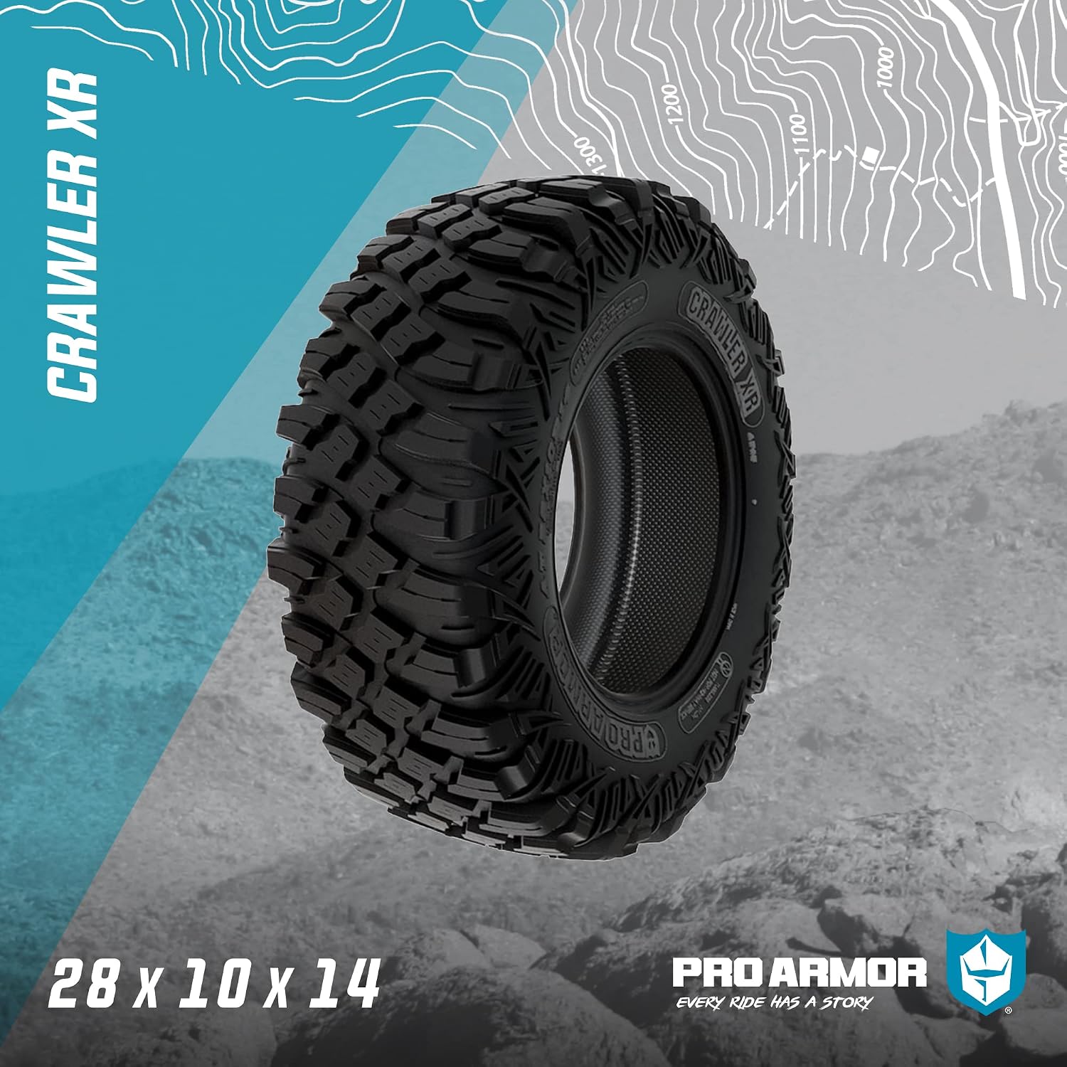 Pro Armor Crawler XG All-Terrain UTV Tire - 32x10R14