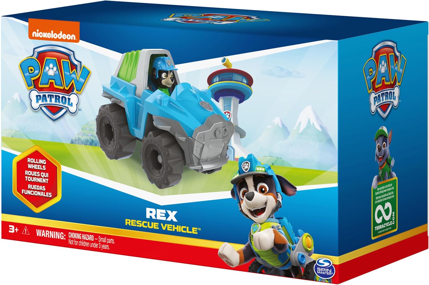 Paw Patrol, Ryder’s Rescue ATV Vehicle with Collectible Figure, for Kids Aged 3 and up