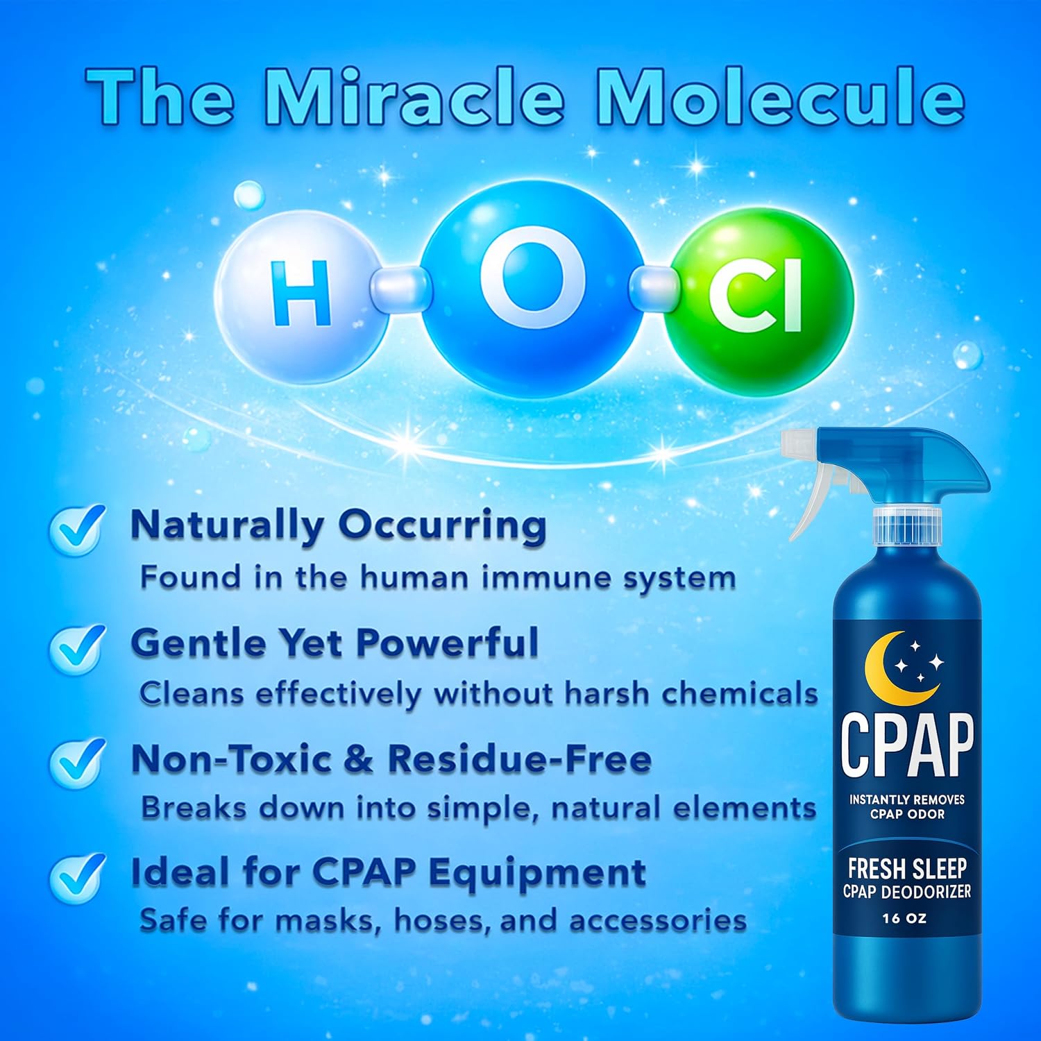 Equipment Cleanser and Deodorizer and Brush Set Combo, Removes Odors, Gentle Formula, Easy Application