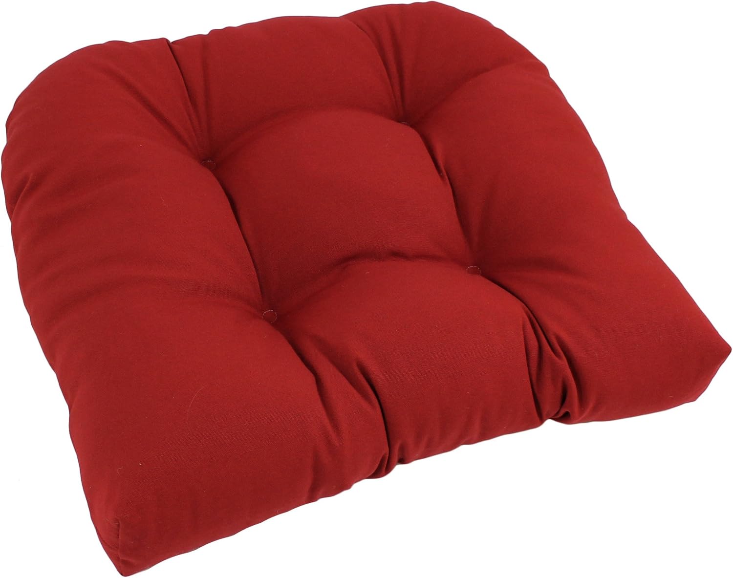 Blazing Needles Twill Rounded Back Chair Cushion,Sage, 19" x 19" 1 Count