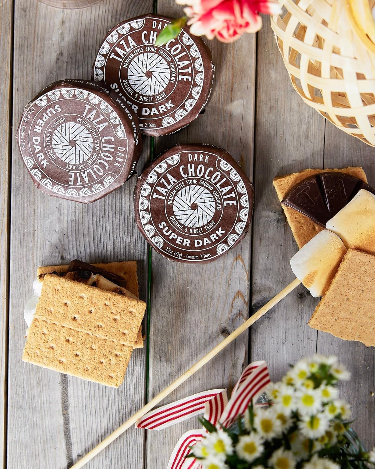 Taza Chocolate Organic Mexicano Disc Stone Ground, Variety Pack, 1.35 Ounce (8 Count), Vegan | Vegan, Dairy Free, Gluten Free, Organic Stone Ground Dark Chocolate Disc, 1.35 Ounce