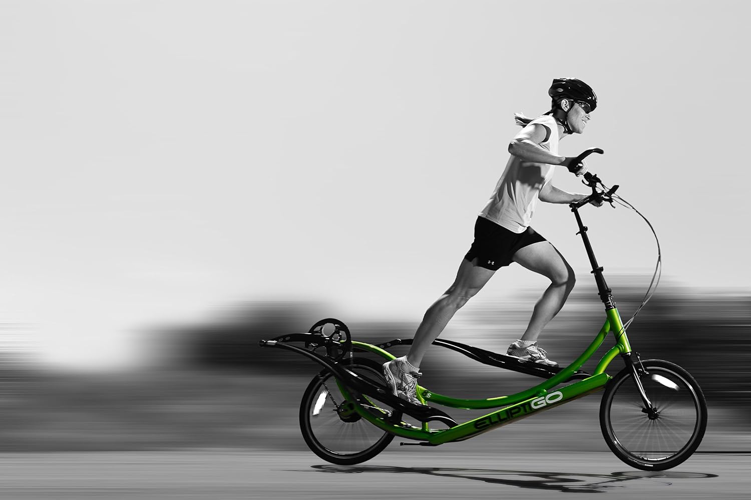 8C Long Stride Outdoor Elliptical Bike - Converts to Indoor Bike | Hybrid Outdoor and Indoor Cardio Trainer Exercise Bikes for Home, Elliptical Bicycle