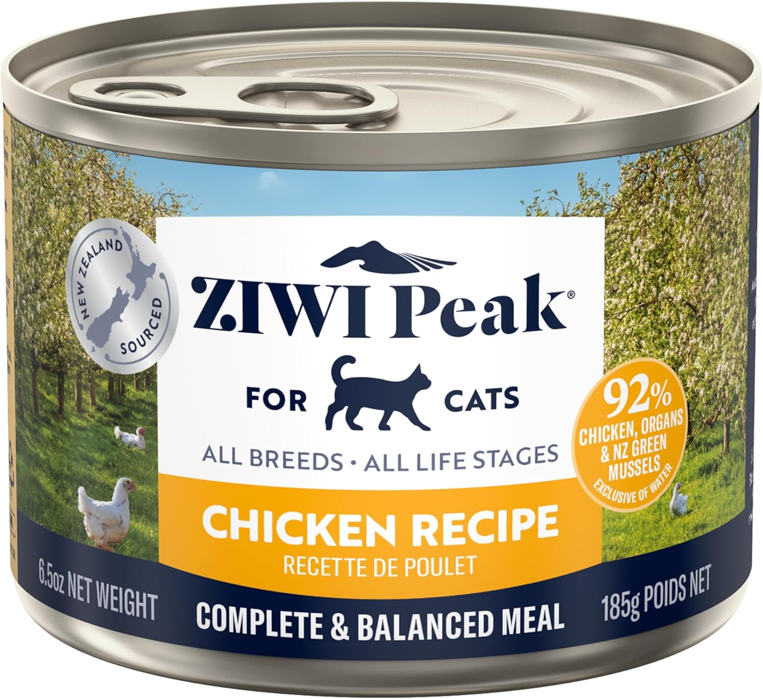 ZIWI Peak Wet Cat Food – All Natural, High Protein, Grain Free, Limited Ingredient, with Superfoods (Venison, Case of 12, 6.5oz Cans)