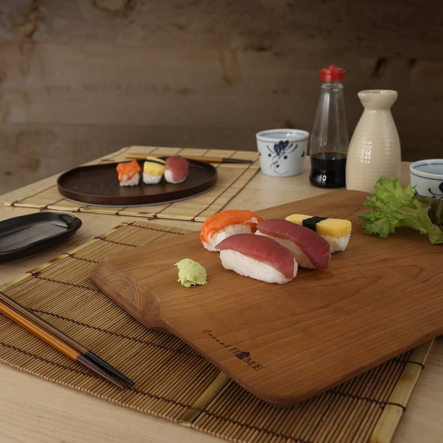 Casual Home Delice Rectangle Juice Drip Groove Cutting Board 15.5" Wx11 Dx0.75 H, Maple
