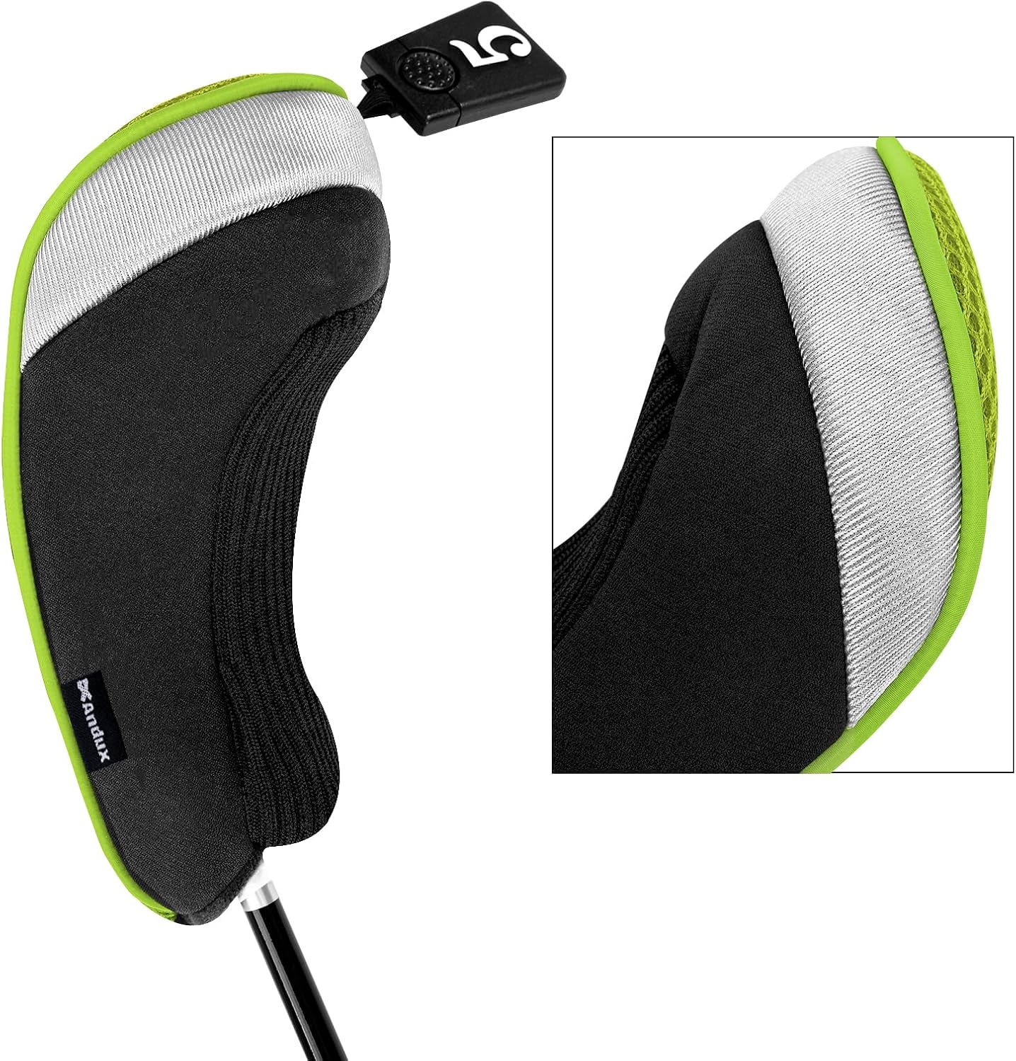 Andux 4pcs/Pack Golf 460cc Driver Fairway Wood Club Head Covers