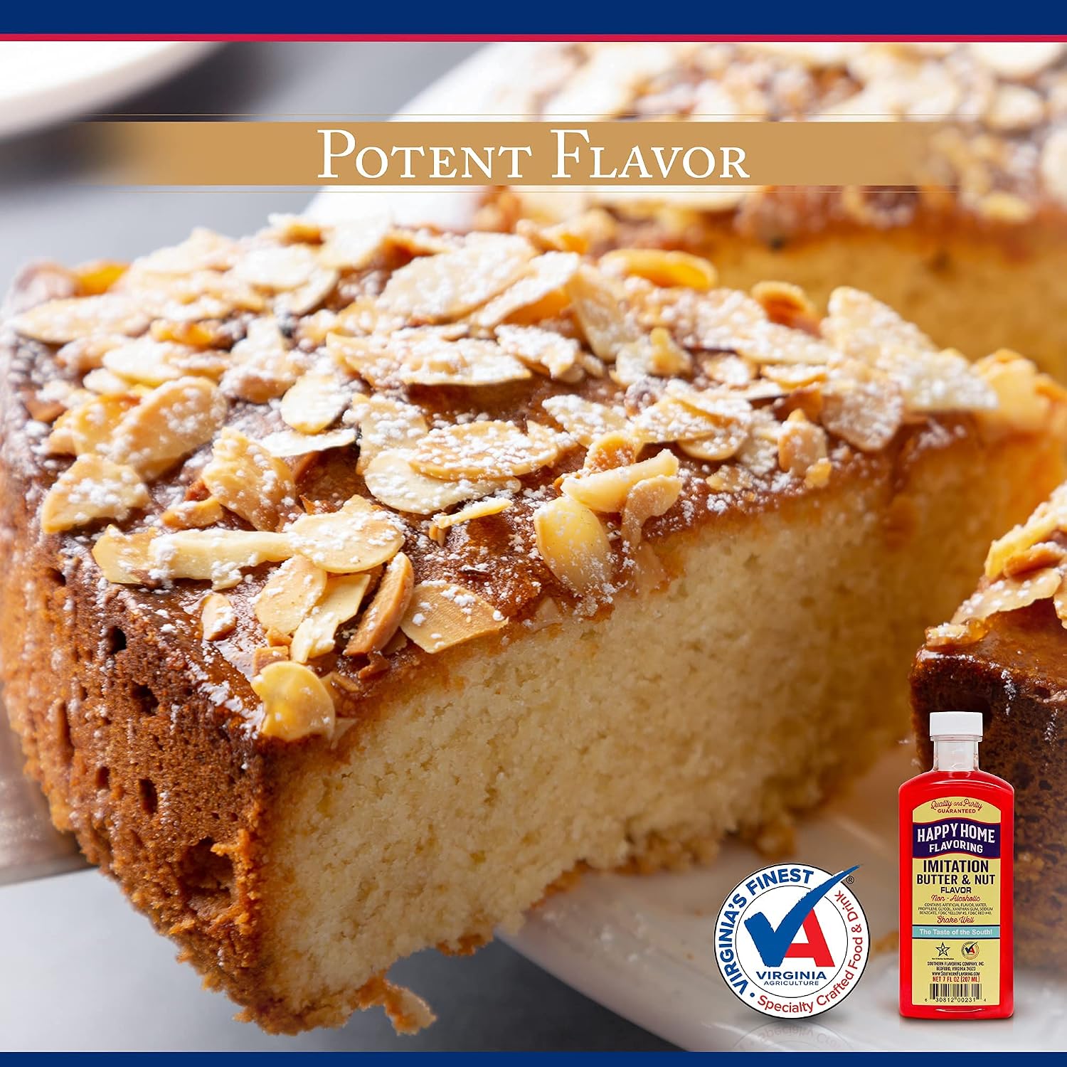 Happy Home Imitation Clear Butter Flavoring, Non-Alcoholic, Certified Kosher, 7 oz.
