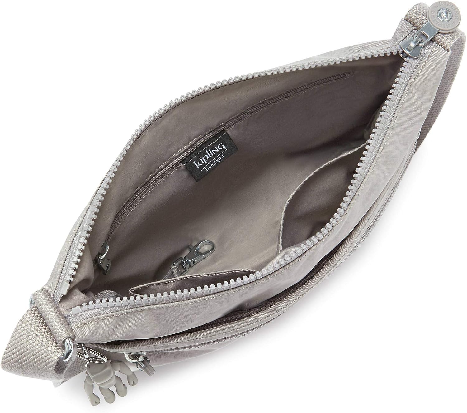 Kipling Womens Arto Crossbody Bag, Black Noir, 11.25 L X 10.25 H X 1.5 D US