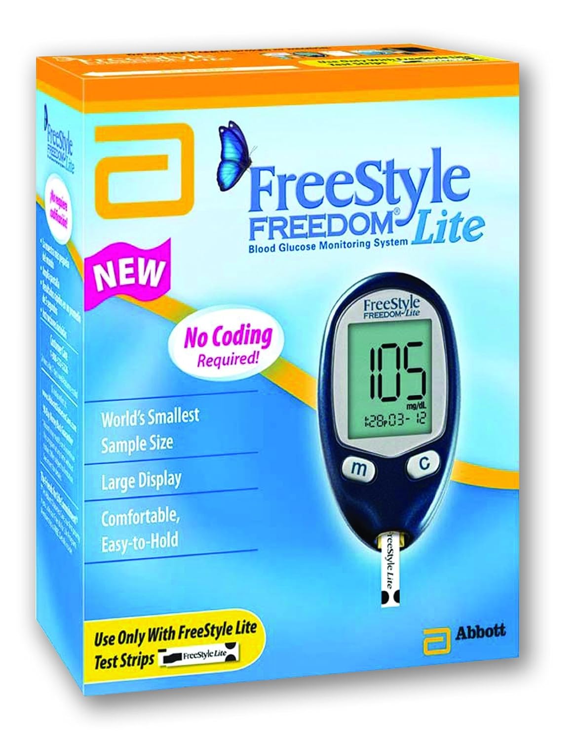 FreeStyle Freedom Lite Blood Glucose Monitoring System - 1 ct