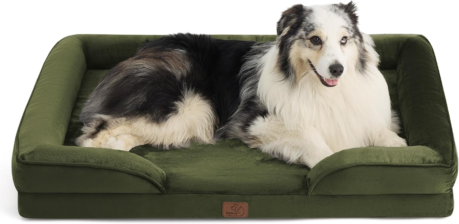 Bedsure Orthopedic Dog Beds Large Sized Dog with Removable Washable Cover