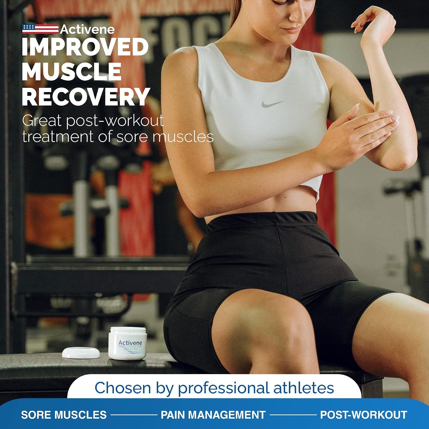 Activene Pain Relief Cream - Anti-Inflammatory Formulation | Made in USA, Non-Greasy, Fast-Absorbing, Chosen for Muscle, Arthritis and Joint Pain