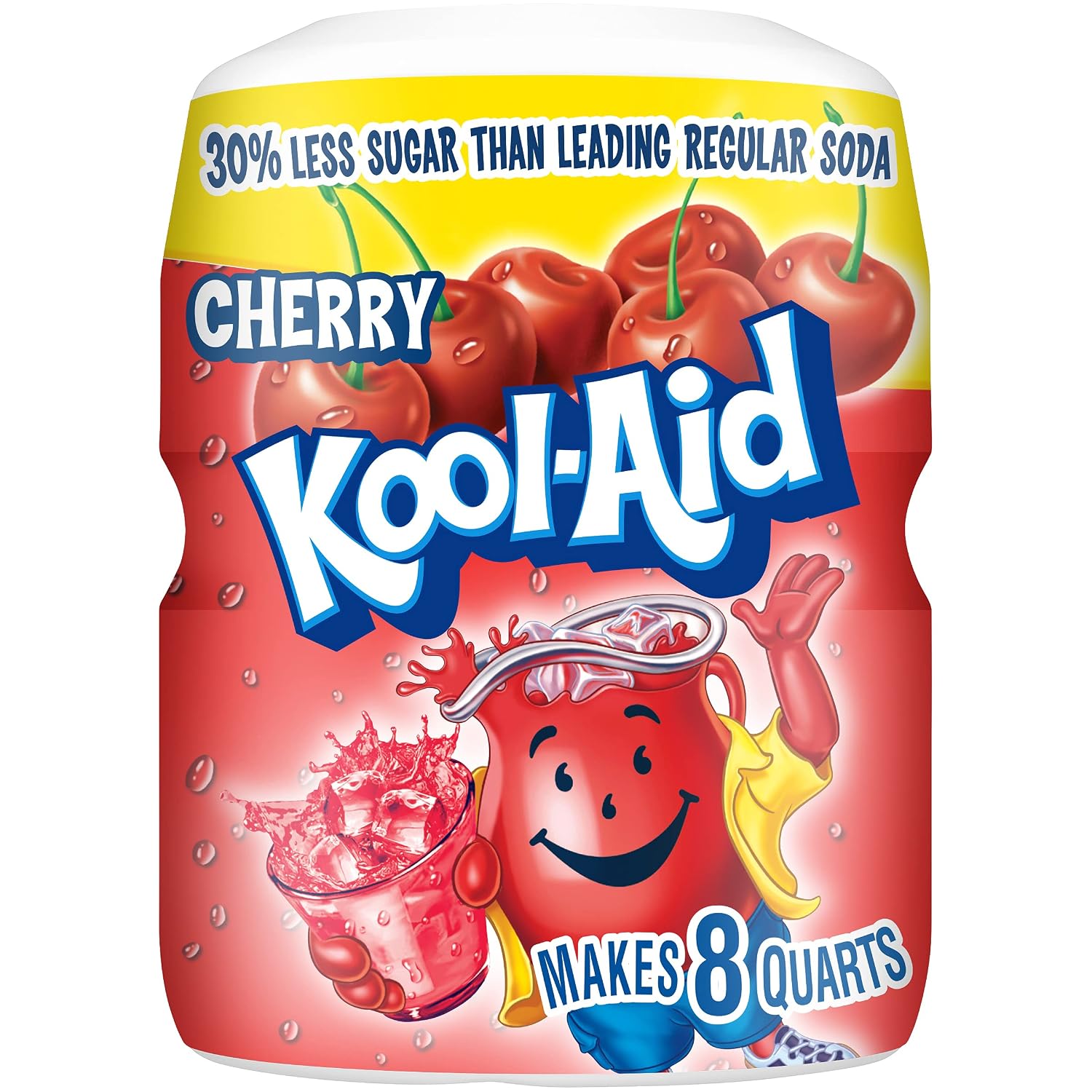 Kool-Aid Drink Mix, Tropical Punch, 19 oz | for Flavorful Hydration and Shareable Refreshment Good Source of Vitamin C, Caffeine Free Gluten Free