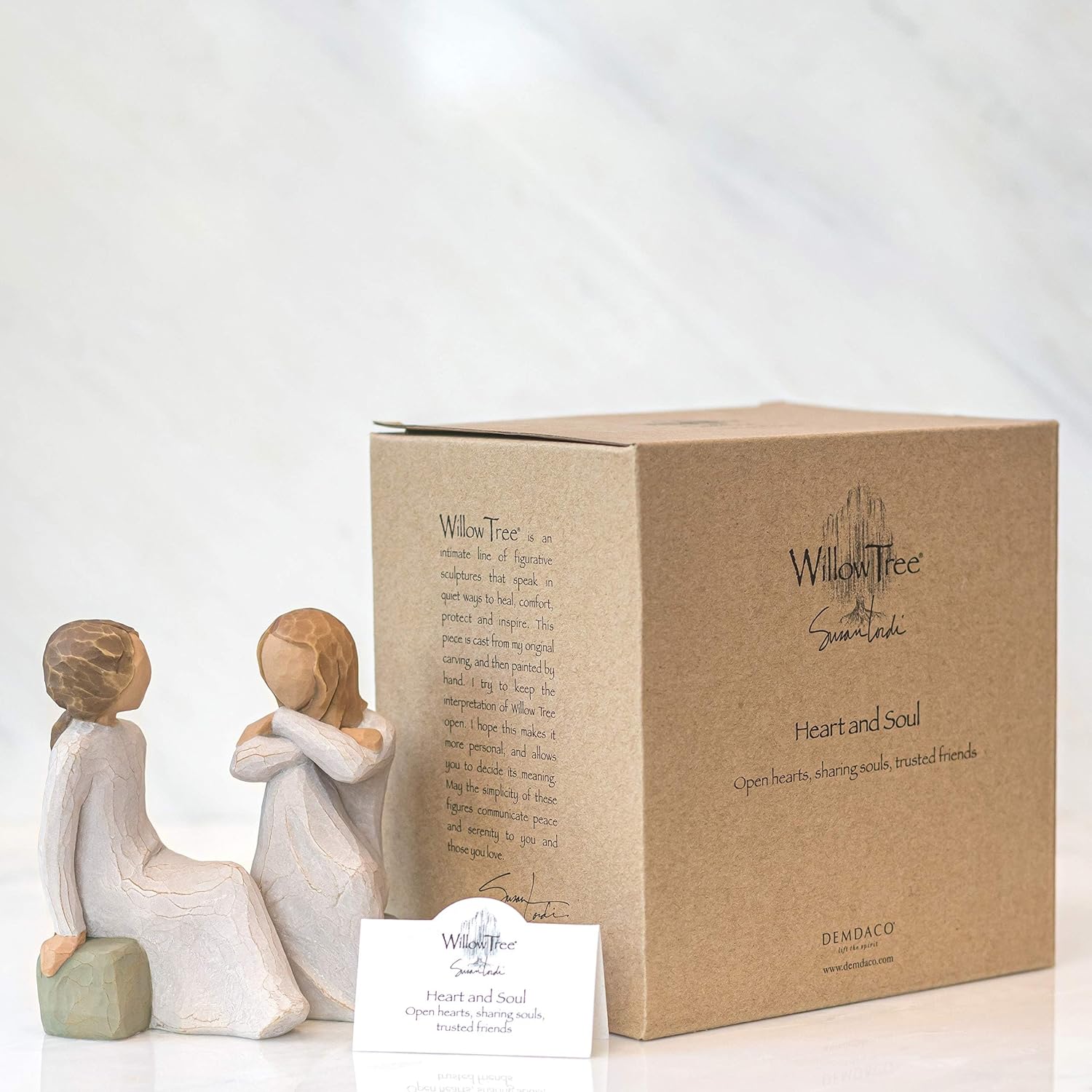 Willow Tree Lots of Love, Sculpted Hand-Painted Figure | Cast from a Susan Lordi Original Carving, Heartfelt Gift Expressing Love and Warmth, Display on Shelf, Table or Mantel