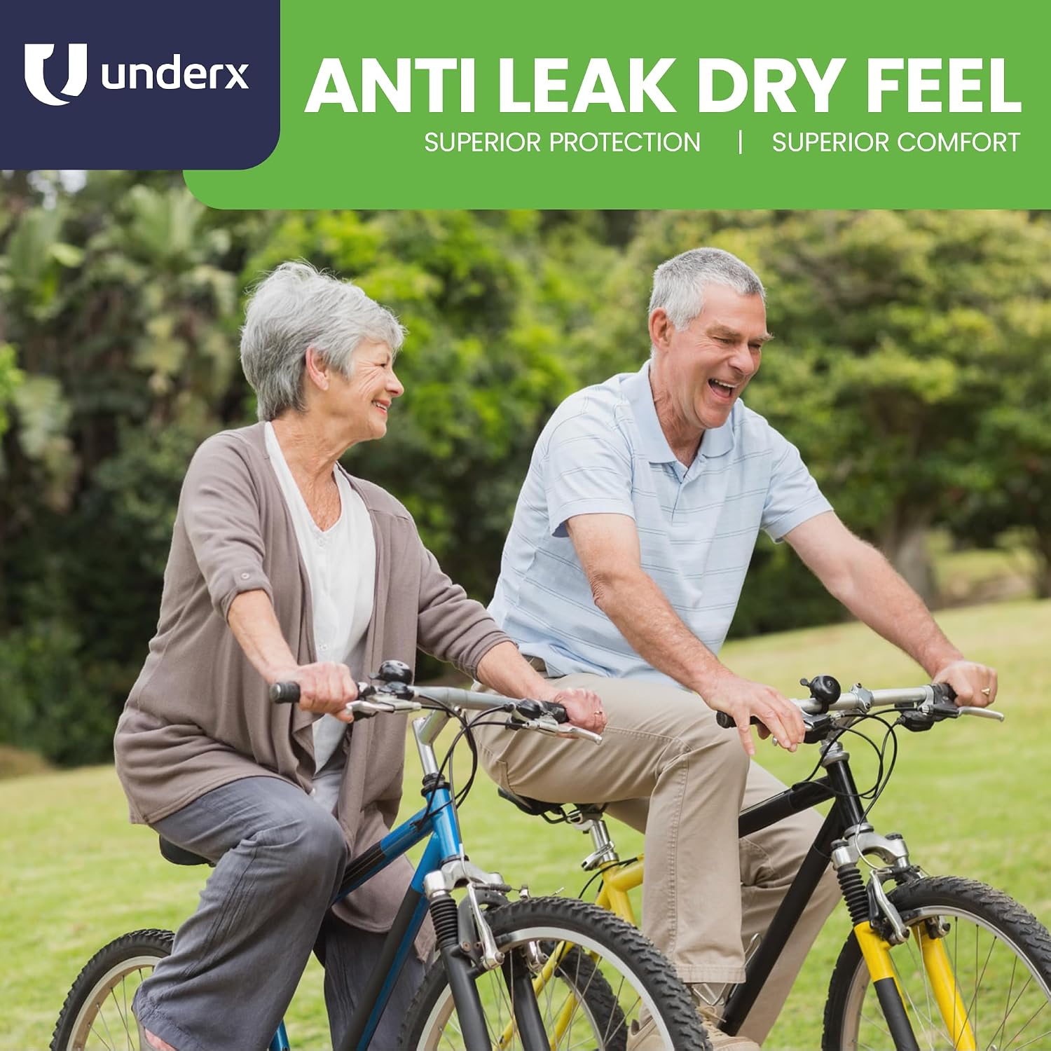 UnderX Adult Disposable Incontinence Underwear – Maximum Absorbency Pull Ups, Overnight Leak Protection, 8 Cup Absorption, Soft Latex-Free