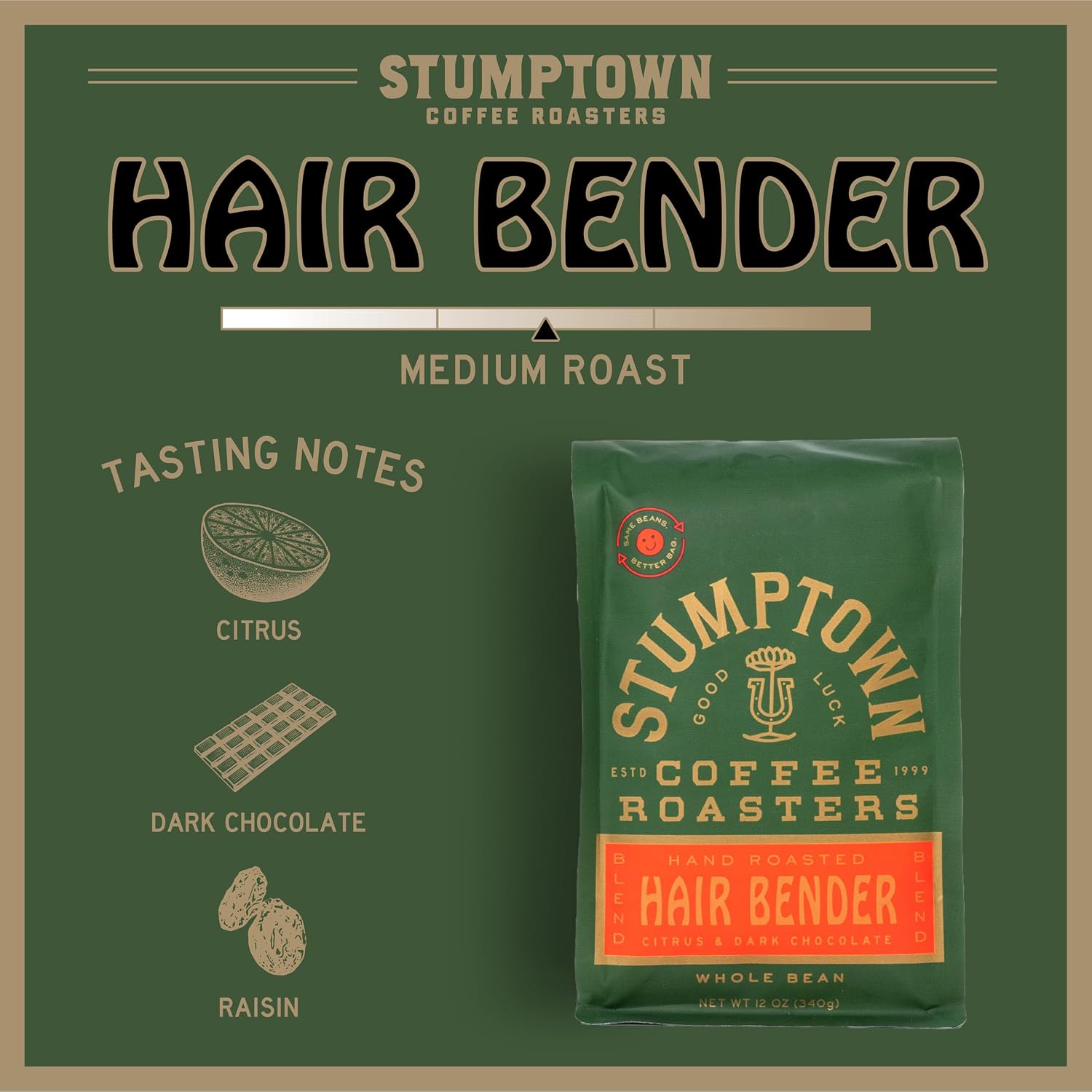 Stumptown Coffee Roasters, Dark Roast Organic Whole Bean Coffee, 100% Arabica Coffee - French Roast 12 Ounce Bag with Flavor Notes of Clove and Bittersweet Chocolate