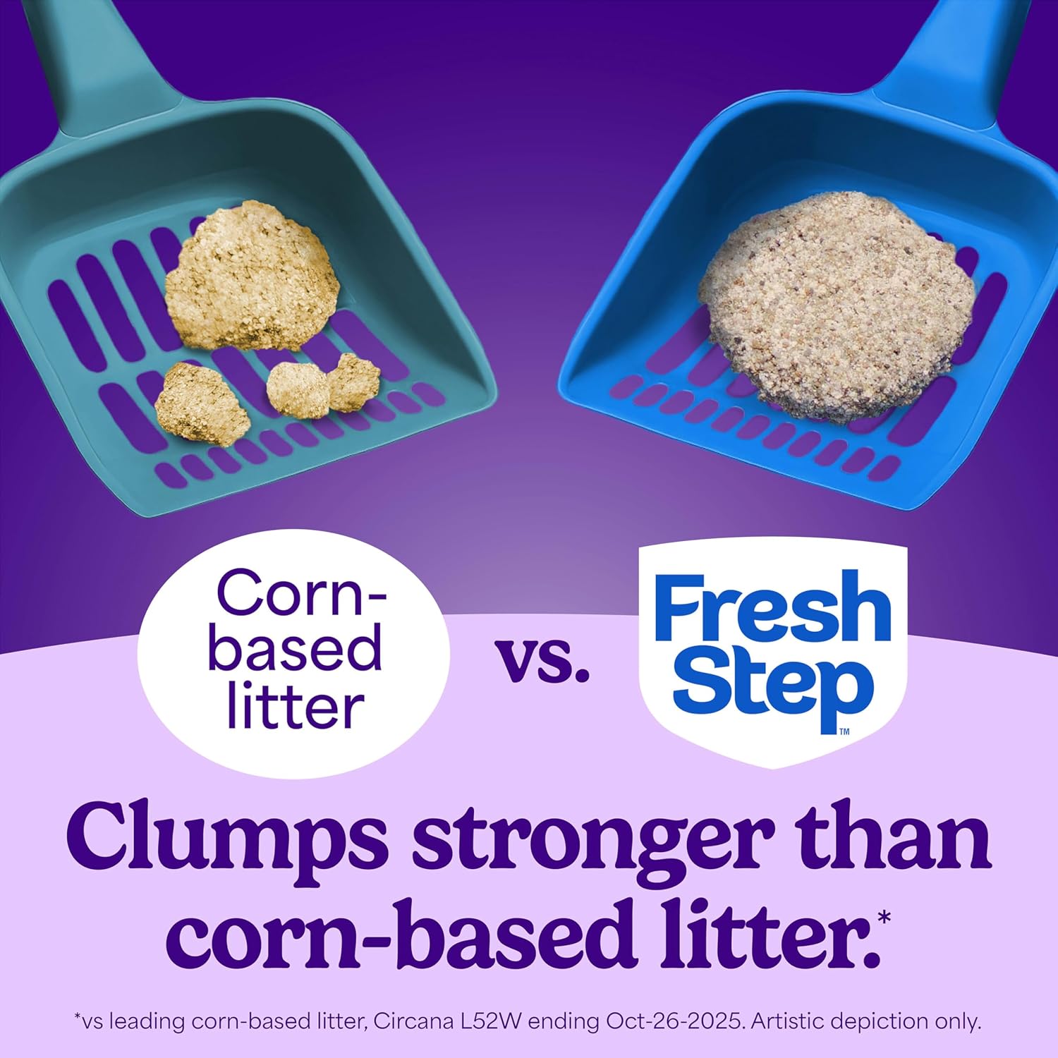 Fresh Step Extreme Clump Multi Cat Clumping Cat Litter, 14 lb. | Forms Tight Clumps, Easy To Scoop, Scented, Ammonia Block Technology, Low Dust, Compatible with Most Auto Litter Boxes