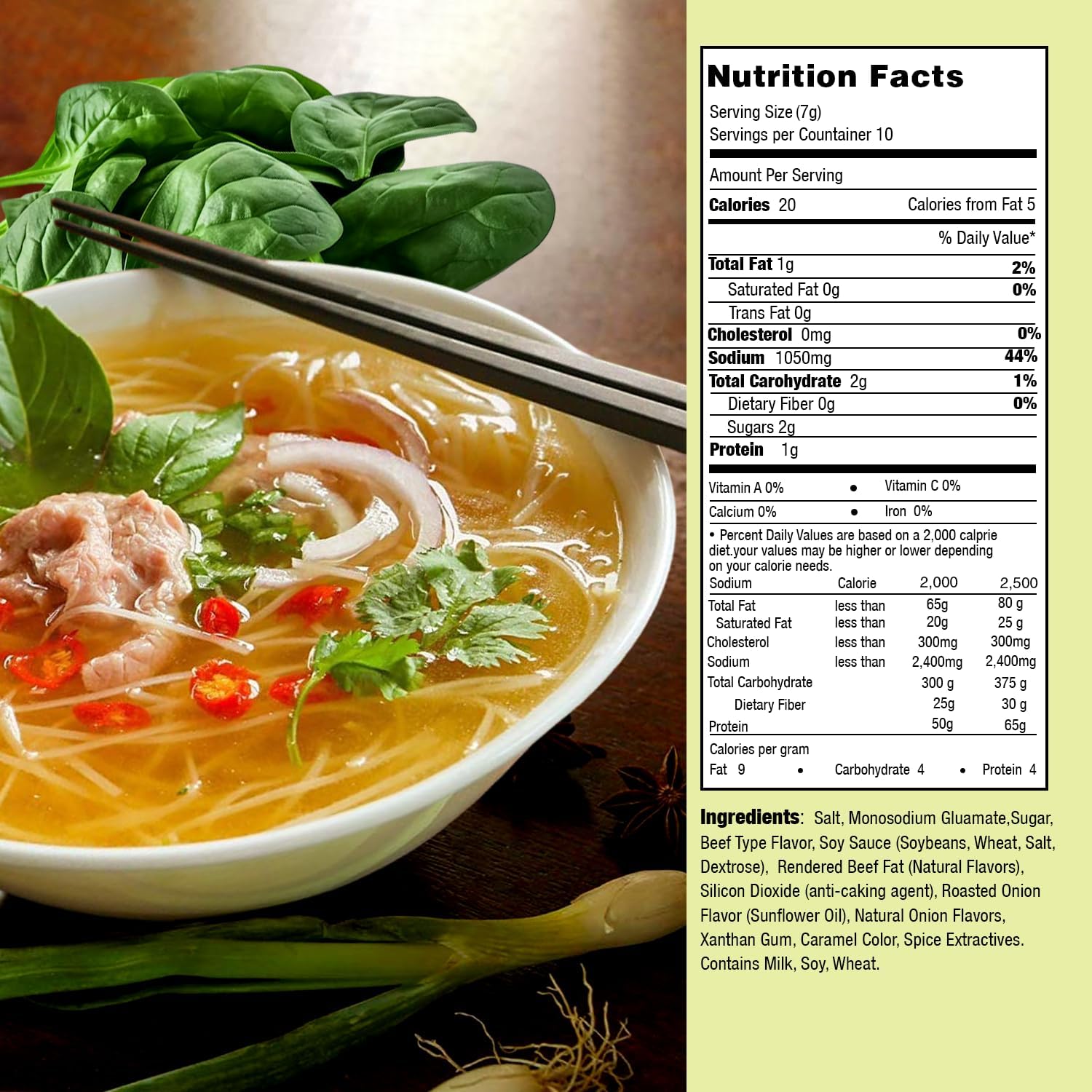 Essence of Lotus Instant Spicy Beef Pho Soup Mix — Ready-to-Eat Flavorful, Restaurant-Quality Pho broth, Made in the US (Spicy Beef Soup Mix, 1-Pack) | Ready-to-Eat, broth