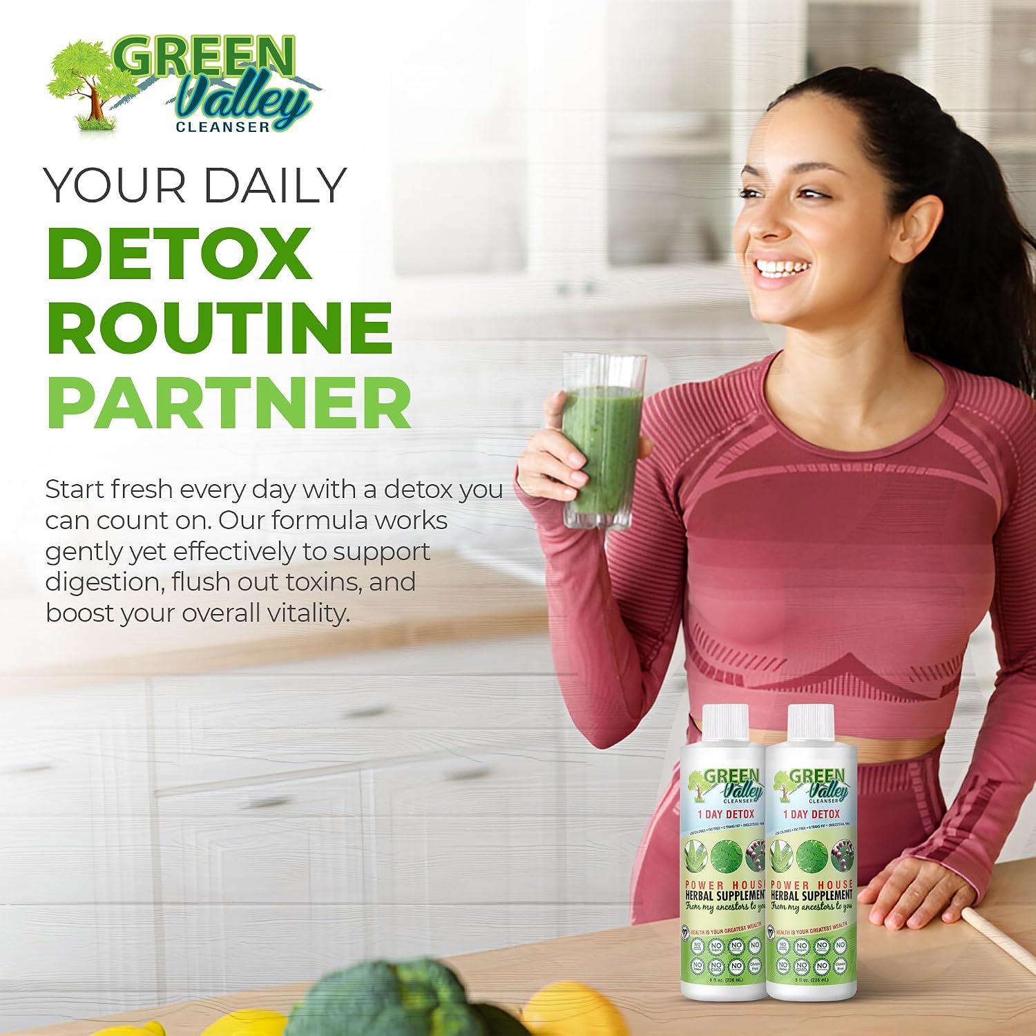– Natural Herbal Colon Cleanse Detox Supplement | Supports Digestion, Bloating Relief & Regularity | 8 oz Liquid
