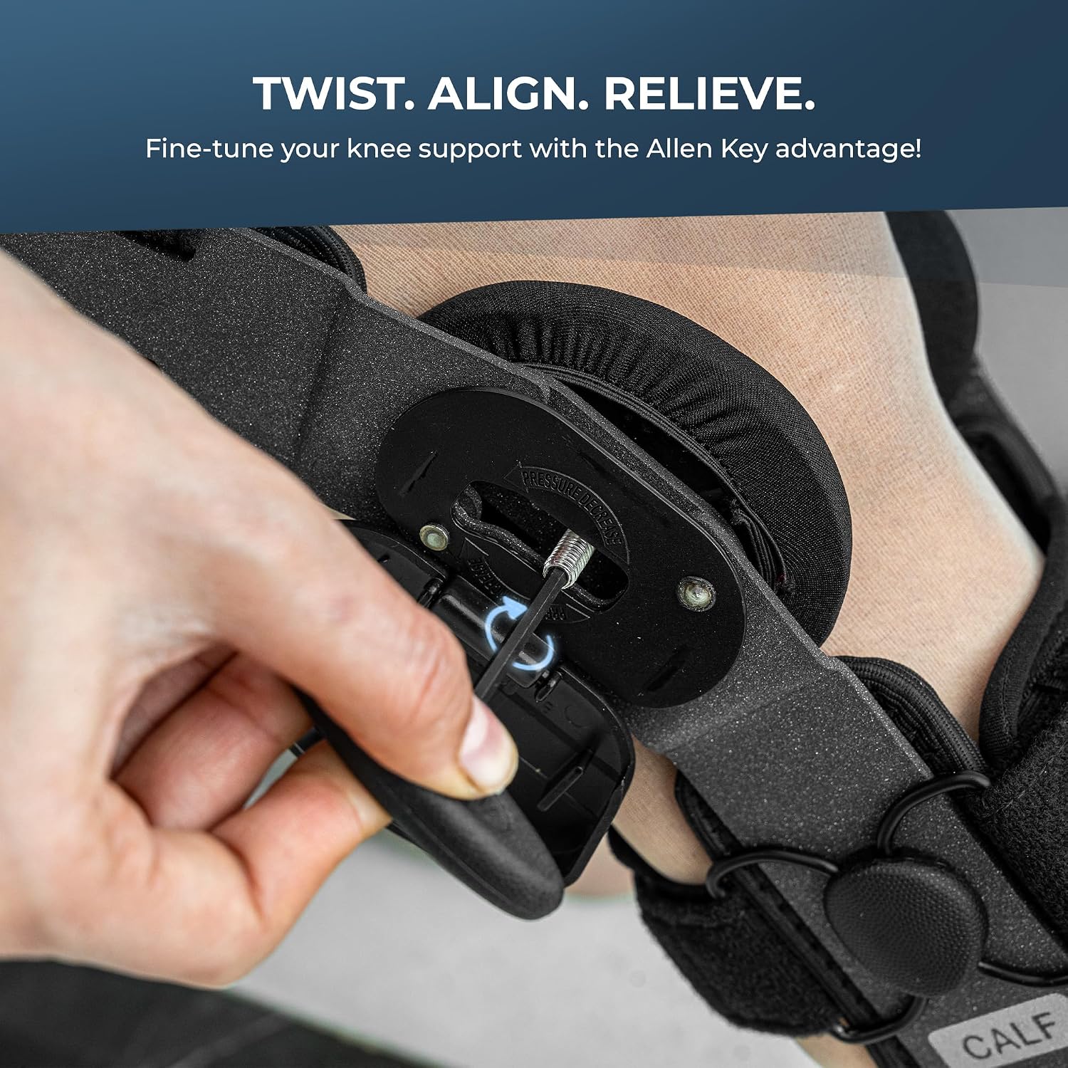 Z1 K4 OsteoAlign Hinged Knee Brace - Knee Support for ACL, MCL, Ligament Sports Injuries, Arthritis (OA), Meniscus Tear, Relief from Knee Joint Pain with Side Stabilizers for Men & Women Size (Medium)