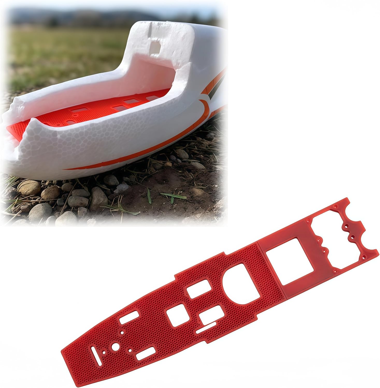 Replacement Servo Battery Tray Compatible with AeroScout 1.1m RC Plane – Internal Mounting Platform Upgrade/Airframe Internal Structure Repair Part