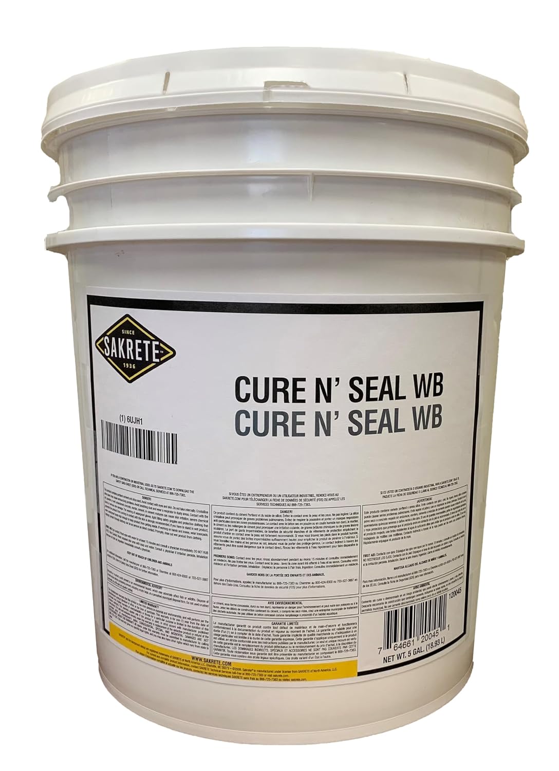 SAKRETE Cure 'N Seal WB (5 Gallon Pail)