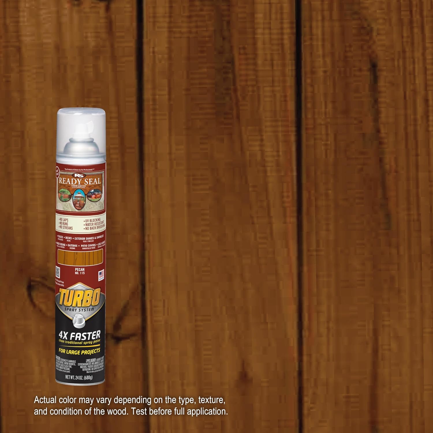 Ready Seal 7966104 5 gal Pail Exterior Wood Stain & Sealer, Light Oak